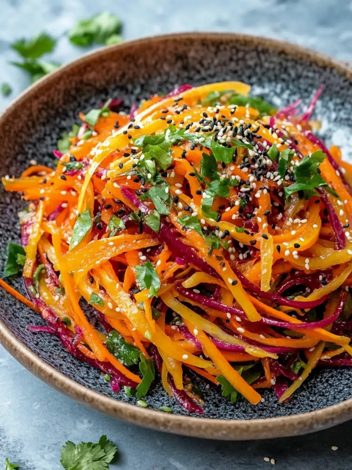 Shaved Rainbow Carrot Sesame Salad for Bright, Fresh Flavor 5 Shaved Rainbow Carrot Sesame Salad