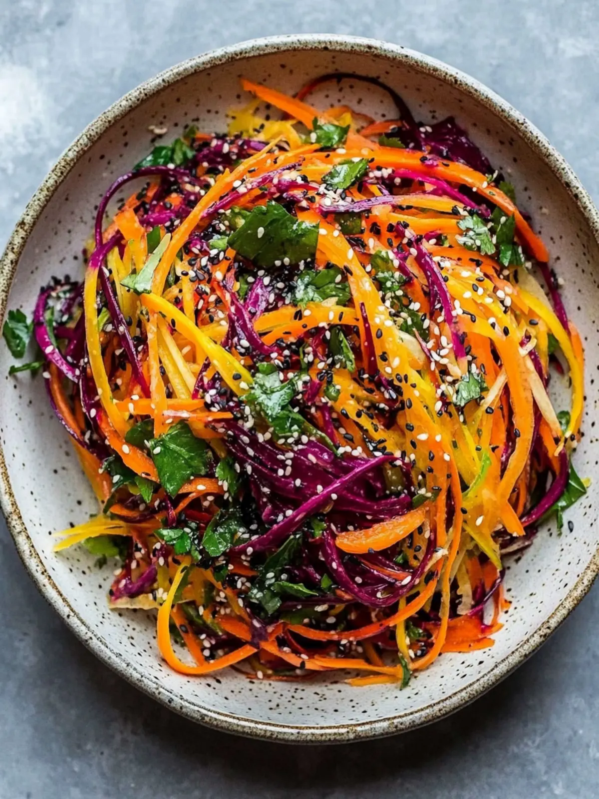 Shaved Rainbow Carrot Sesame Salad for Bright, Fresh Flavor 2 Shaved Rainbow Carrot Sesame Salad
