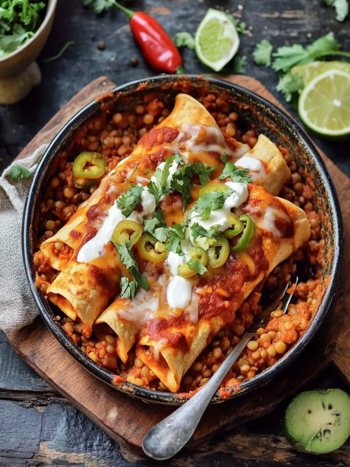 The Best Vegan Enchiladas With Lentils You’ll Adore 2 The Best Vegan Enchiladas With Lentils