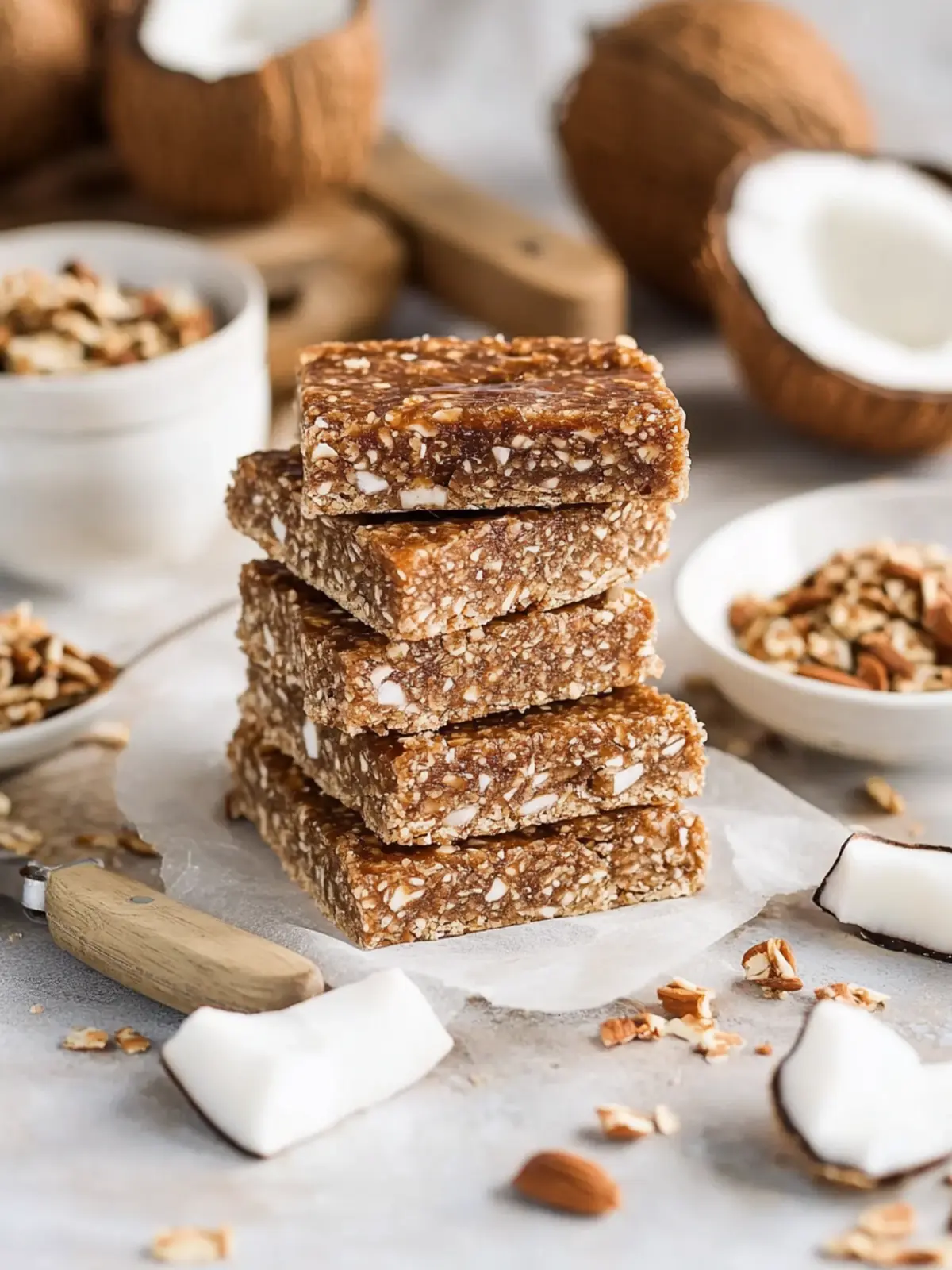 Delicious No-Bake Coconut Date Bars You’ll Crave Daily 3 Coconut Date Bars (No-Bake)