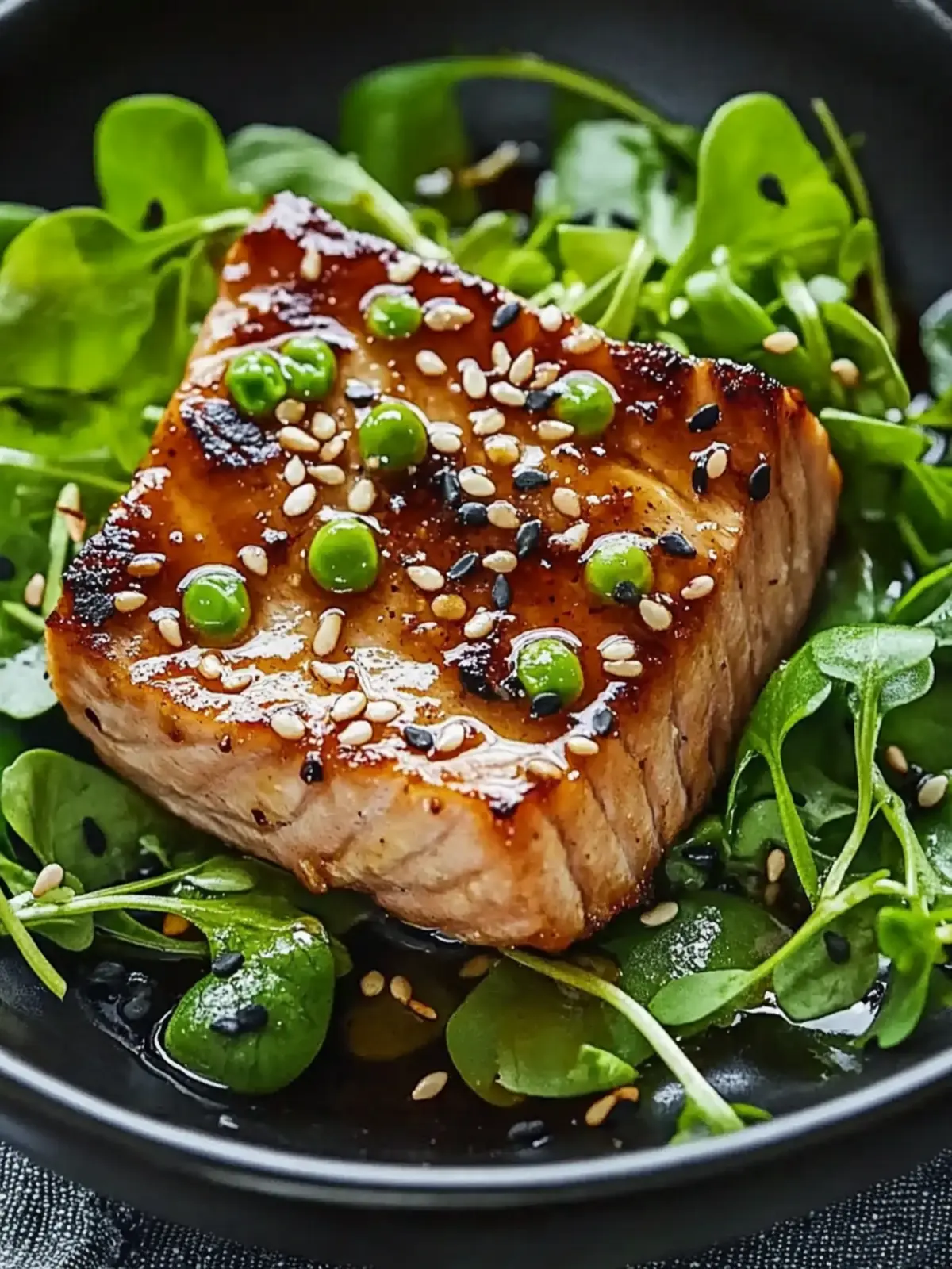 Savory Sesame Ginger Asian Tuna Steak in 25 Minutes 3 Sesame Ginger Asian Tuna Steak