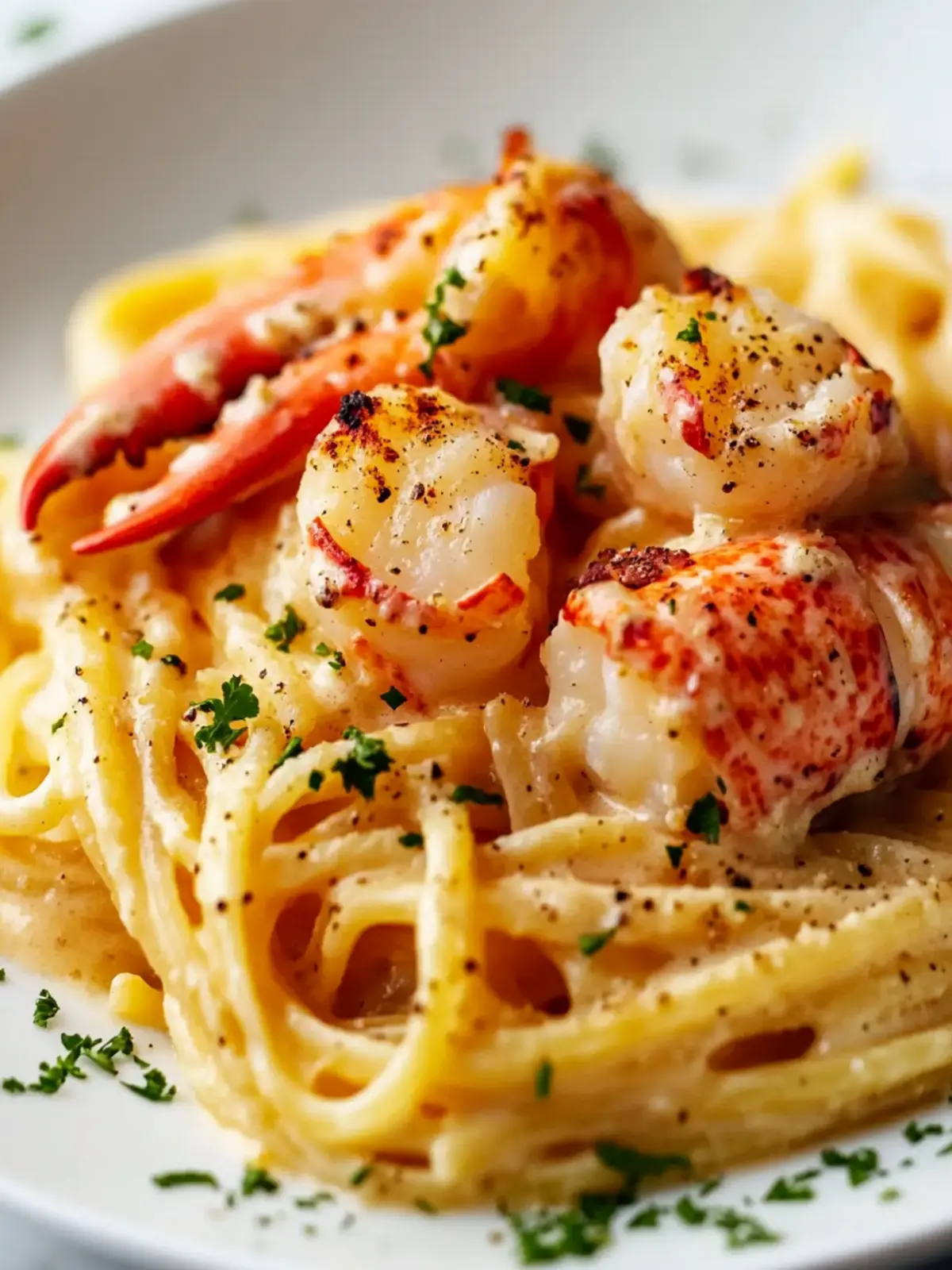 Creamy Lobster Tail Pasta That's Perfect for Special Nights 4 Creamy Lobster Tail Pasta