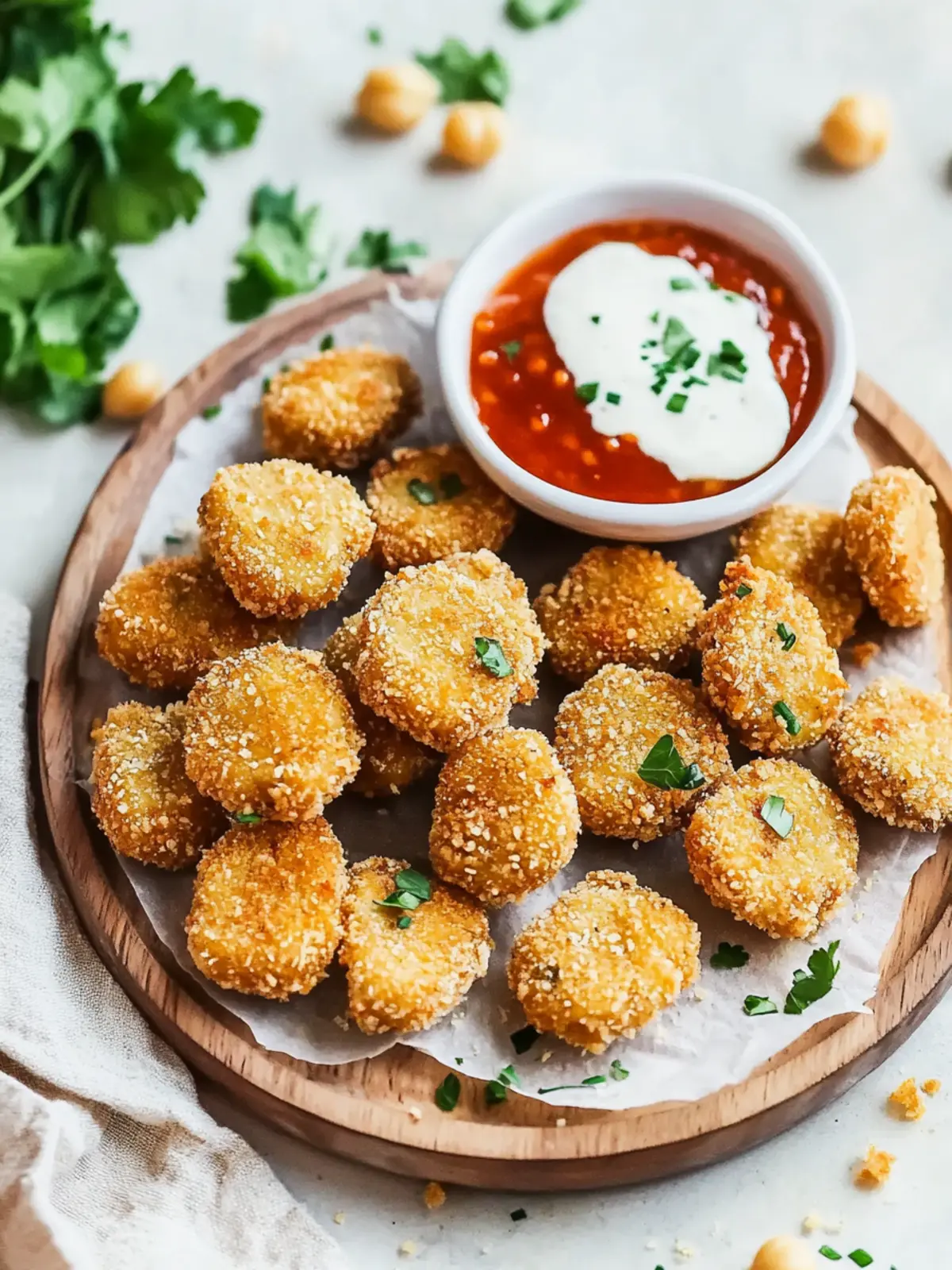 Savory Vegan Chickpea Nuggets for Crispy Comfort Food Love 2 Savory Vegan Chickpea Nuggets