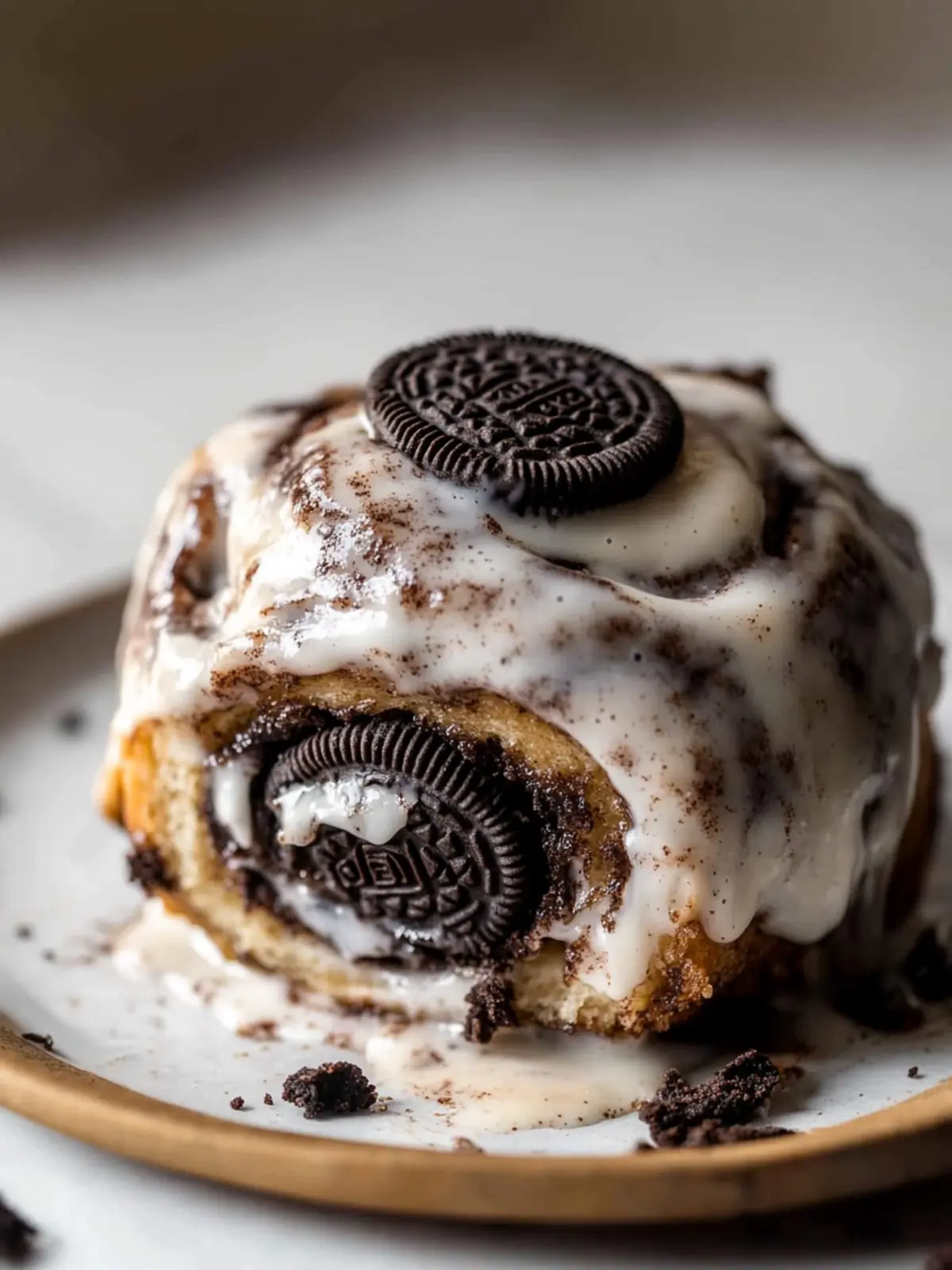 Gooey Cookies and Cream Oreo Cinnamon Rolls That Wow Your Tastebuds 5 GOOEY Cookies and Cream Oreo Cinnamon Rolls