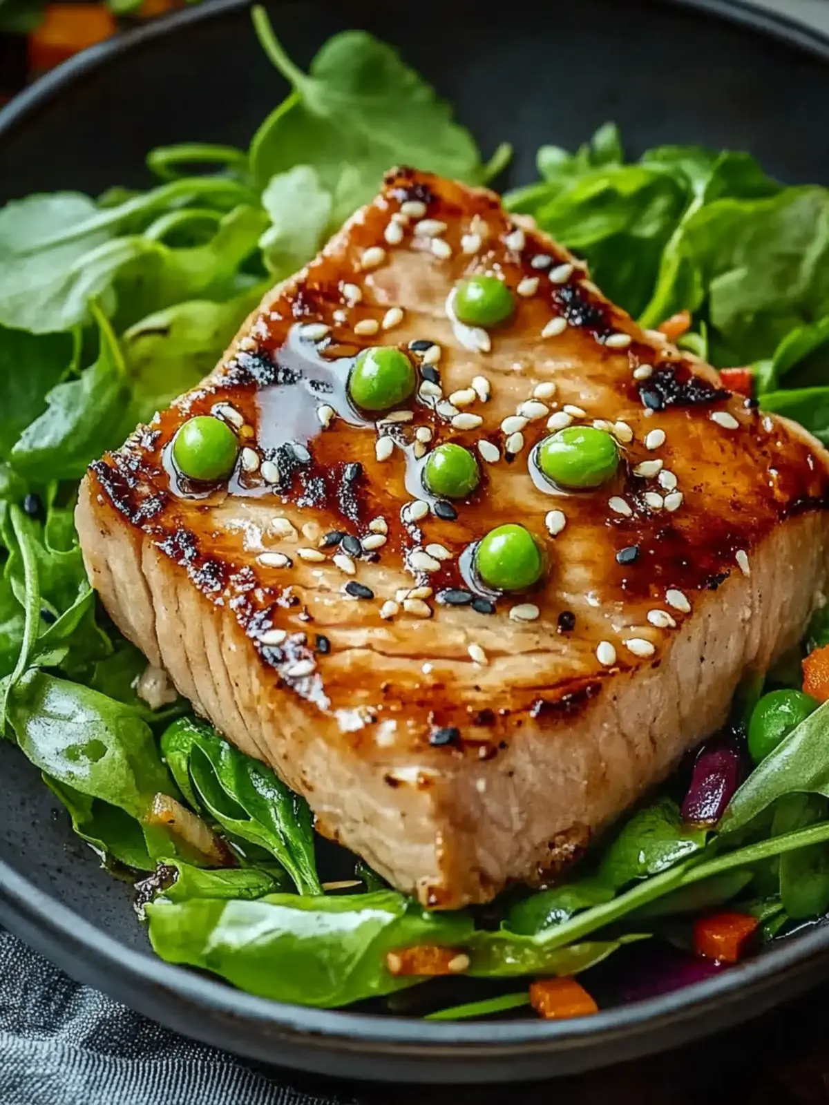 Savory Sesame Ginger Asian Tuna Steak in 25 Minutes 4 Sesame Ginger Asian Tuna Steak