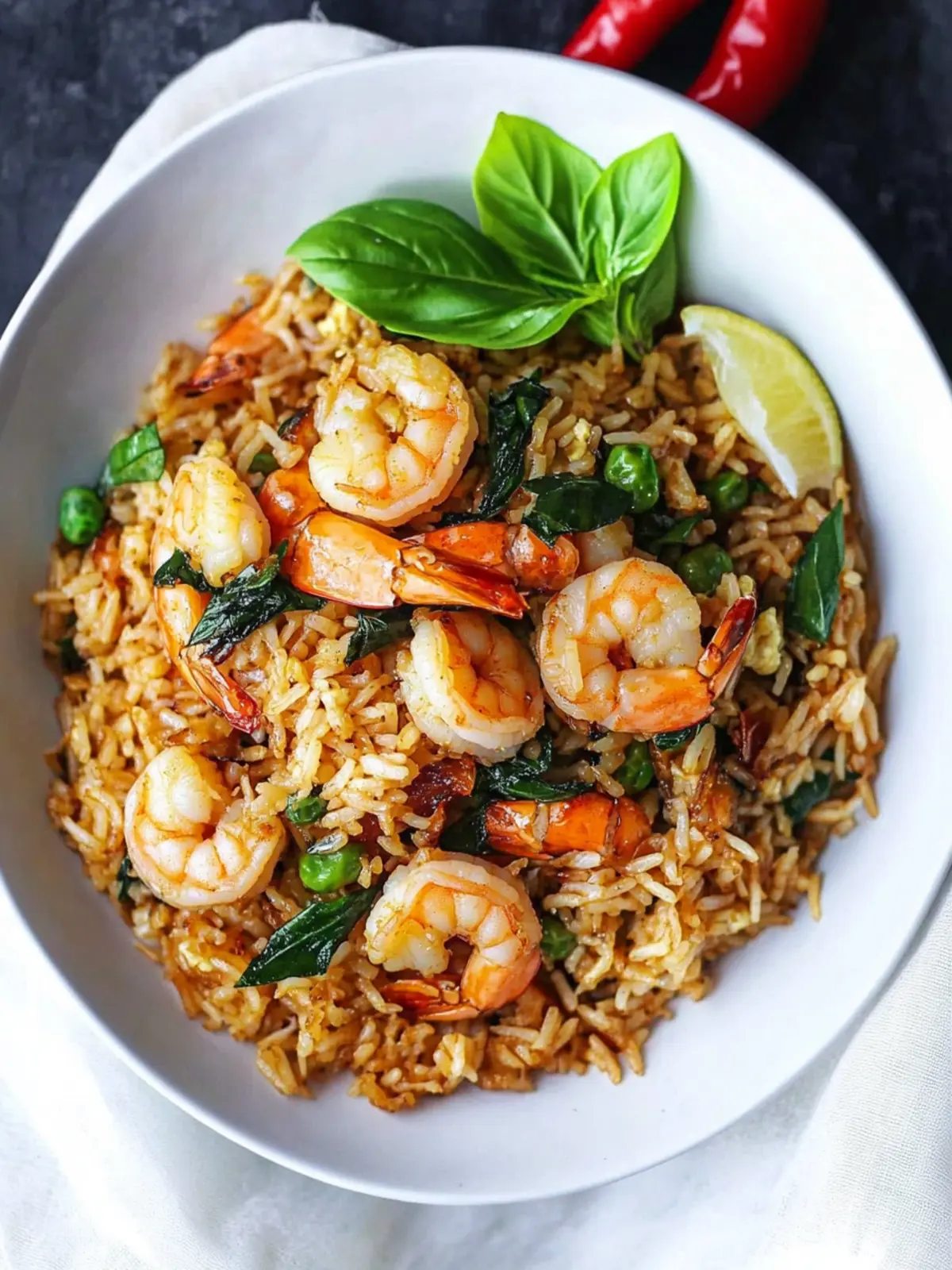 Savor Quick Thai Basil Shrimp Fried Rice for Dinner Delight 5 Thai Basil Shrimp Fried Rice