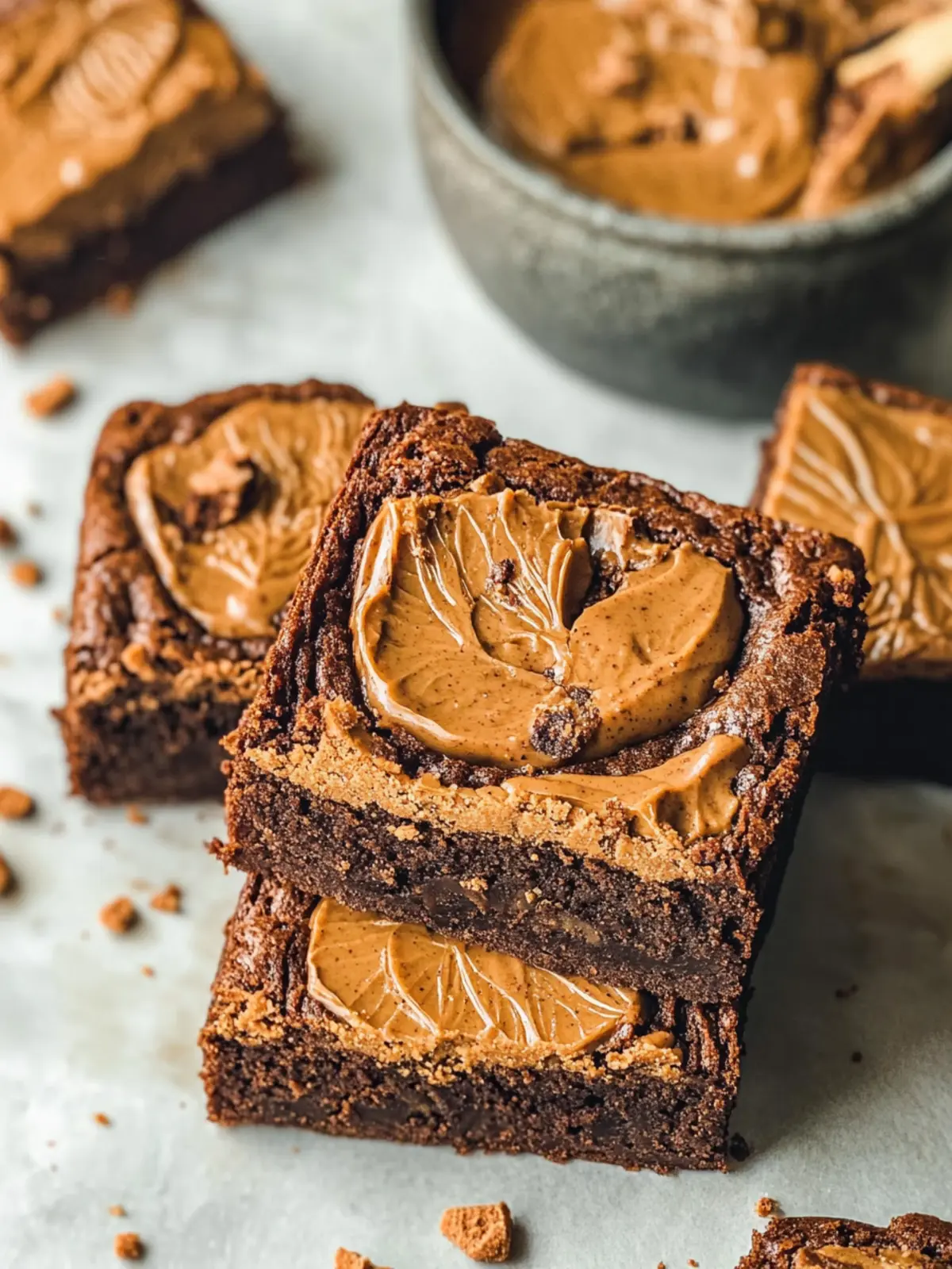 Fudgy Lotus Biscoff Cookie Butter Brownies You’ll Crave 4 Fudgy Lotus Biscoff Cookie Butter Brownies