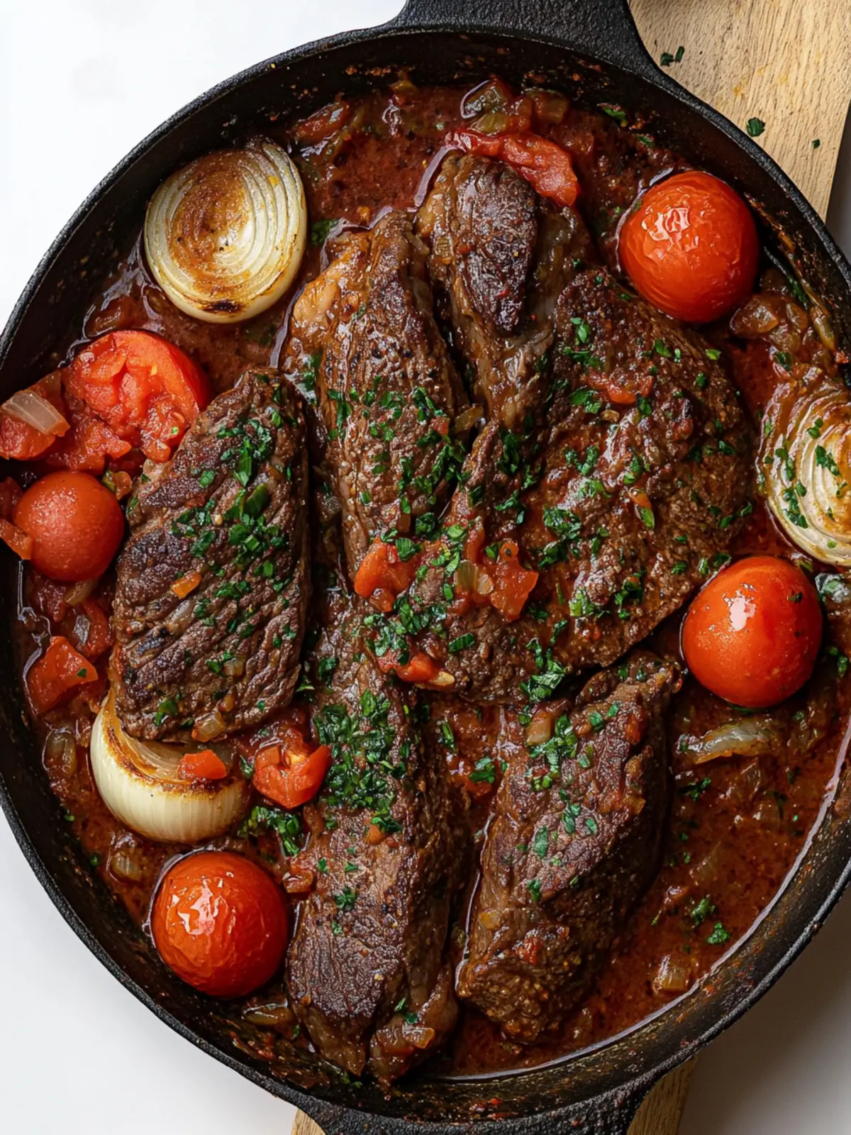 Savory Colombian Steak with Tomatoes and Onions Tonight! 5 Colombian Steak with Tomatoes and Onions