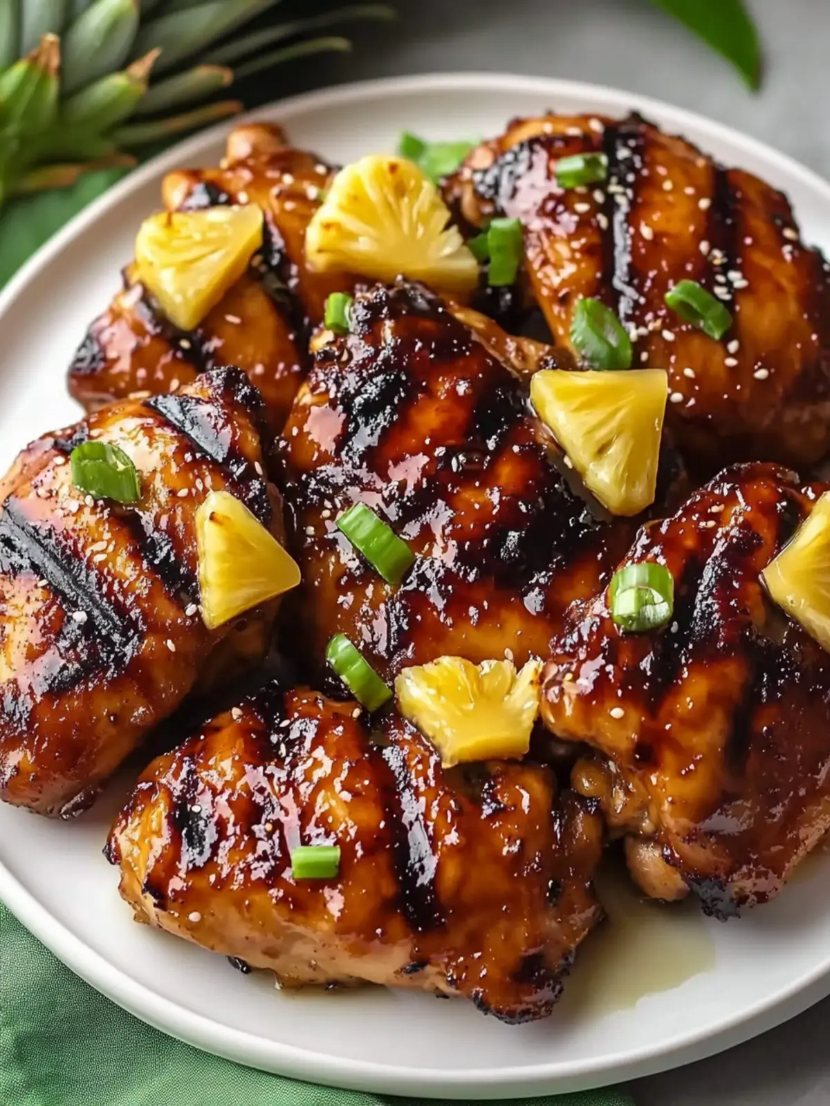 Teriyaki Pineapple Chicken Thighs