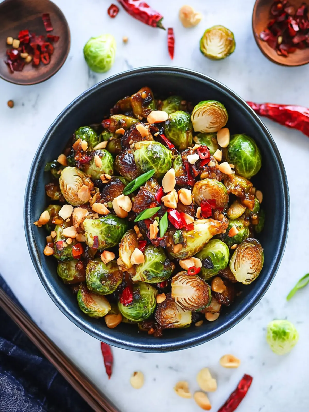 Keto Kung Pao Brussels Sprouts That Will Ditch Fast Food Forever 3 Kung Pao Brussel Sprouts