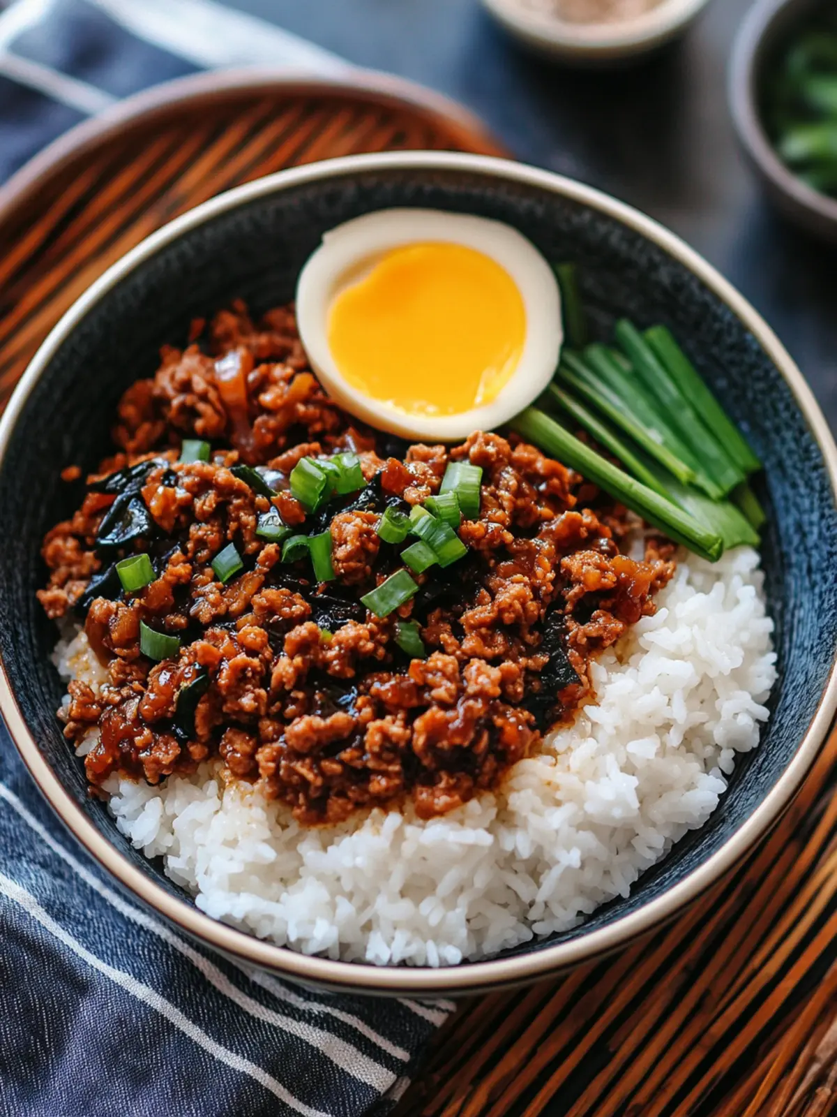 Taiwanese Braised Minced Pork Over Rice