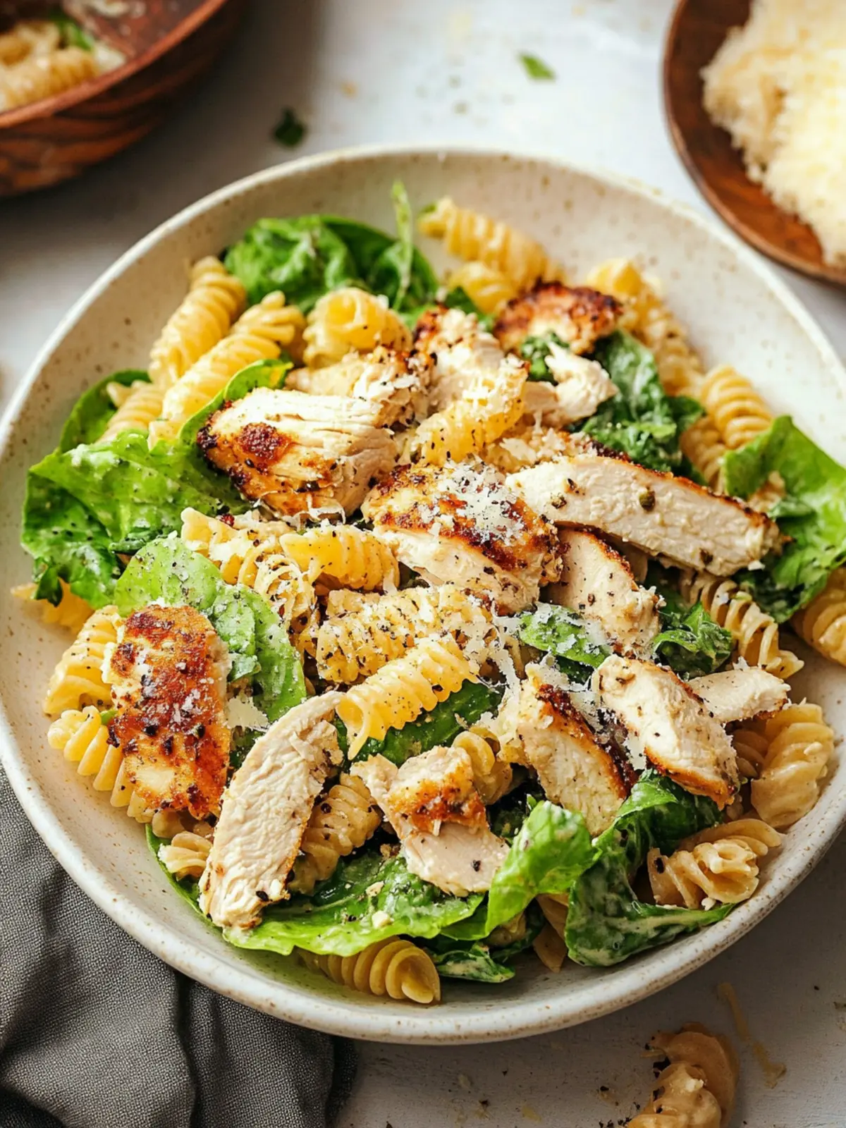 Delicious Chicken Caesar Pasta Salad for Effortless Meals 5 Chicken Caesar Pasta Salad