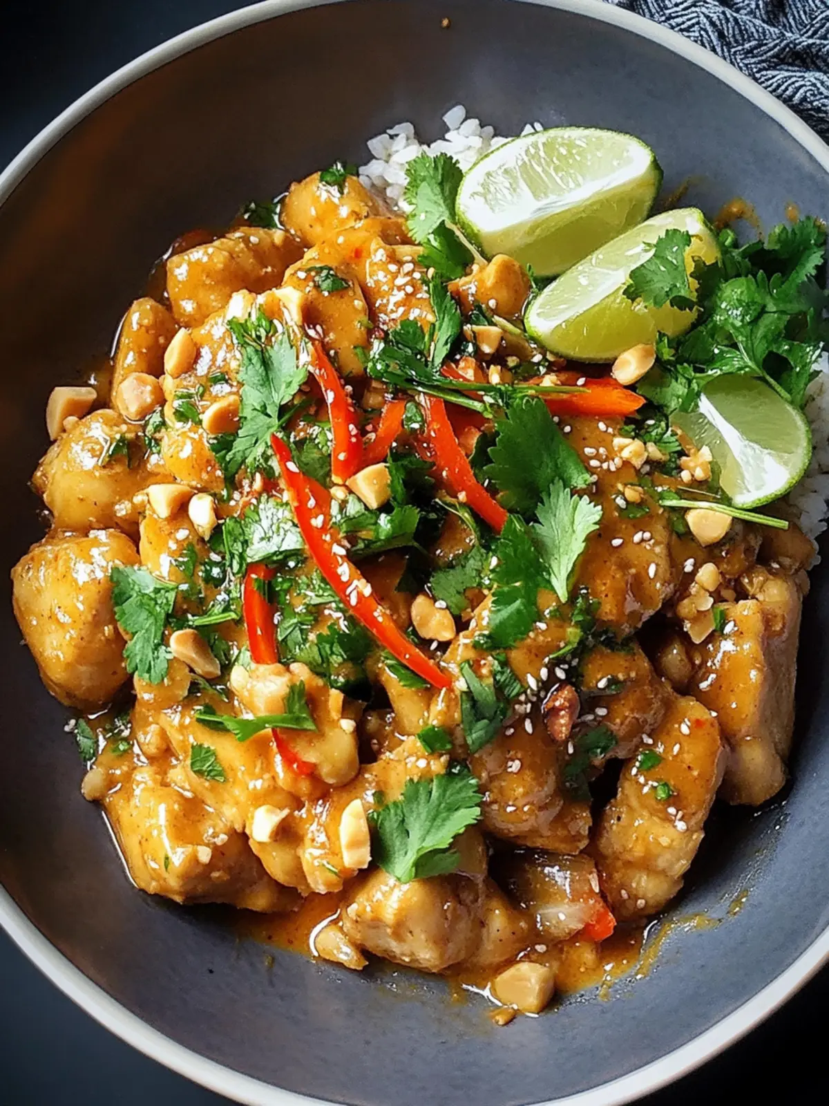 Savory Thai Peanut Chicken That's Quick, Customizable & Delicious 2 Thai Peanut Chicken