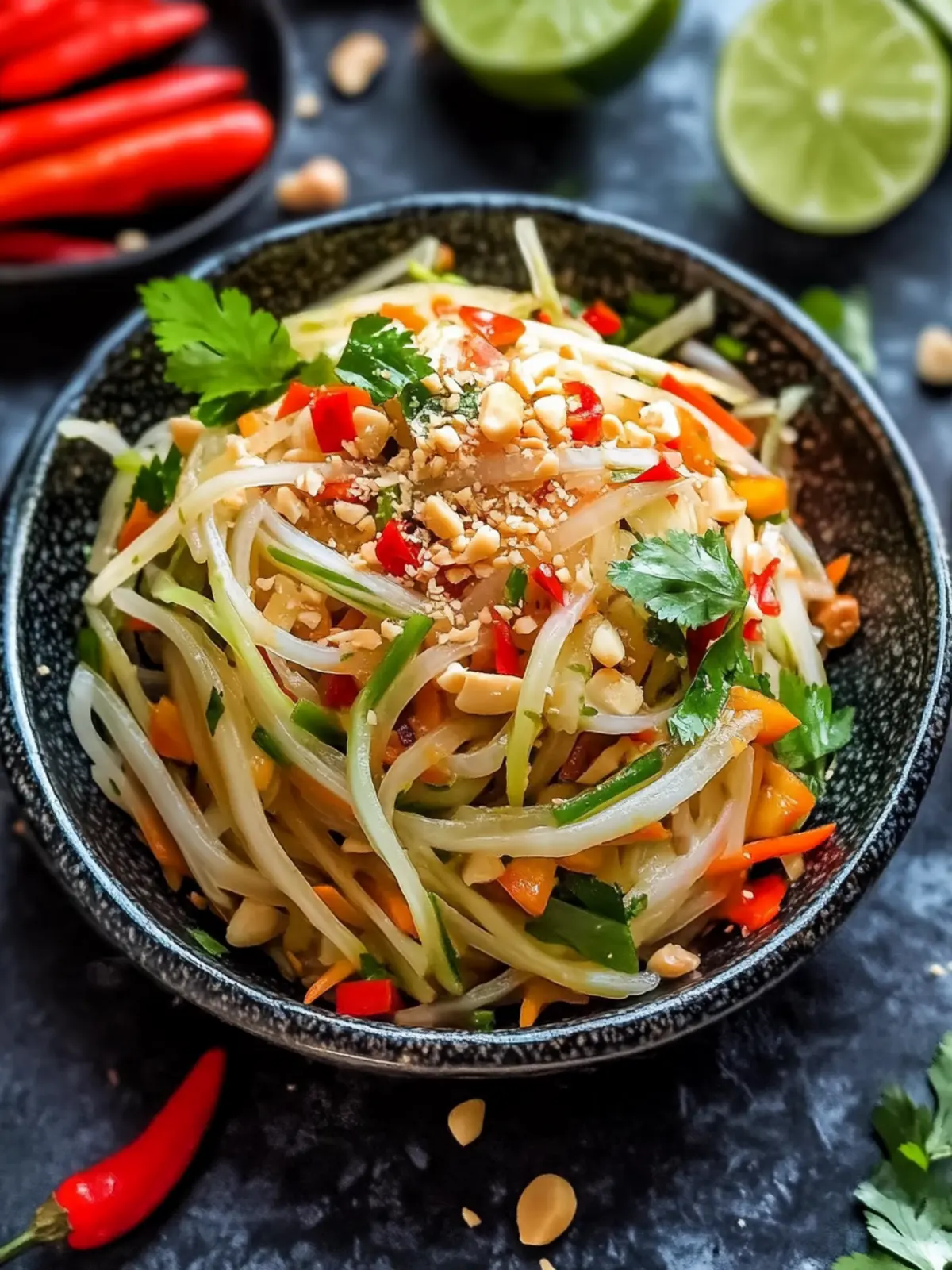 Authentic Thai Green Papaya Salad
