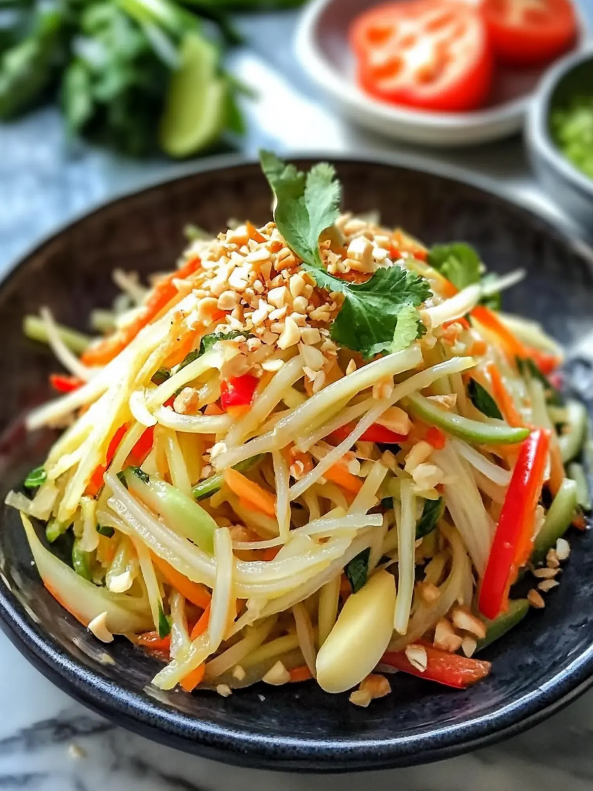 Authentic Thai Green Papaya Salad