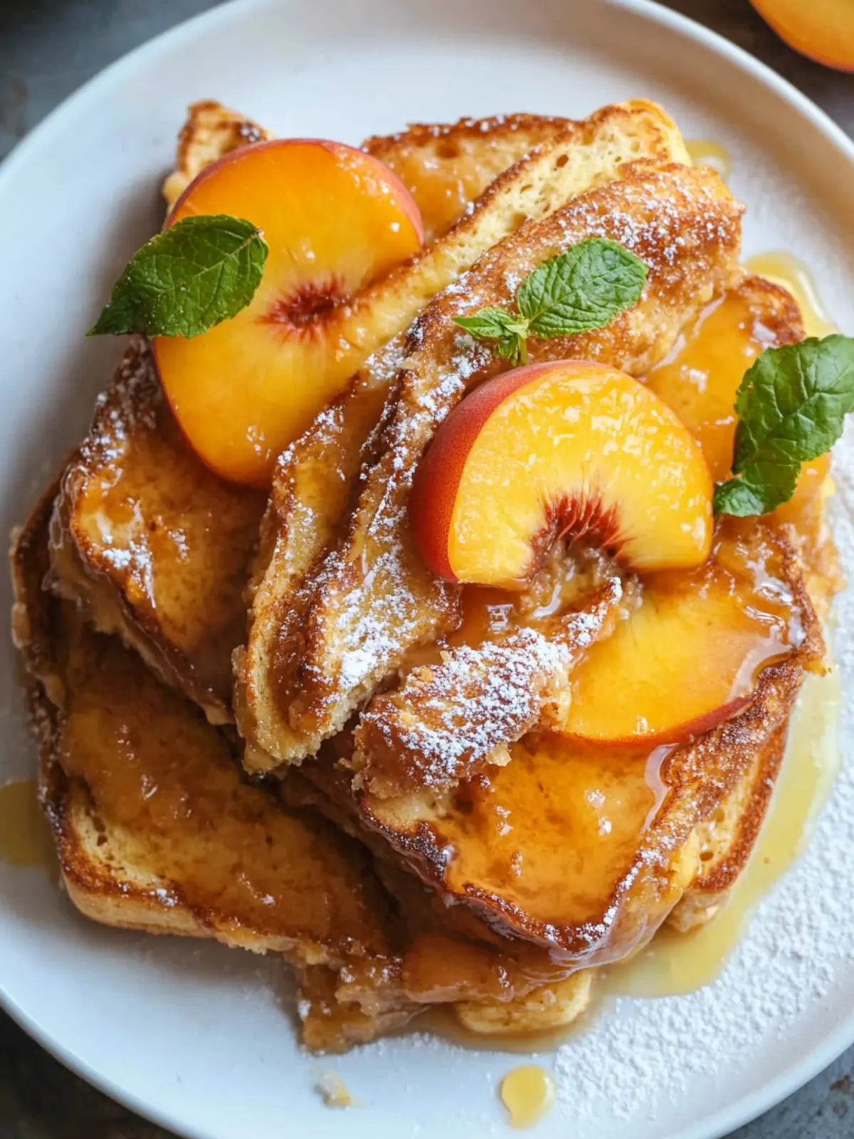 Easy Peach Cobbler French Toast for a Sweet Weekend Brunch 2 Easy Peach Cobbler French Toast