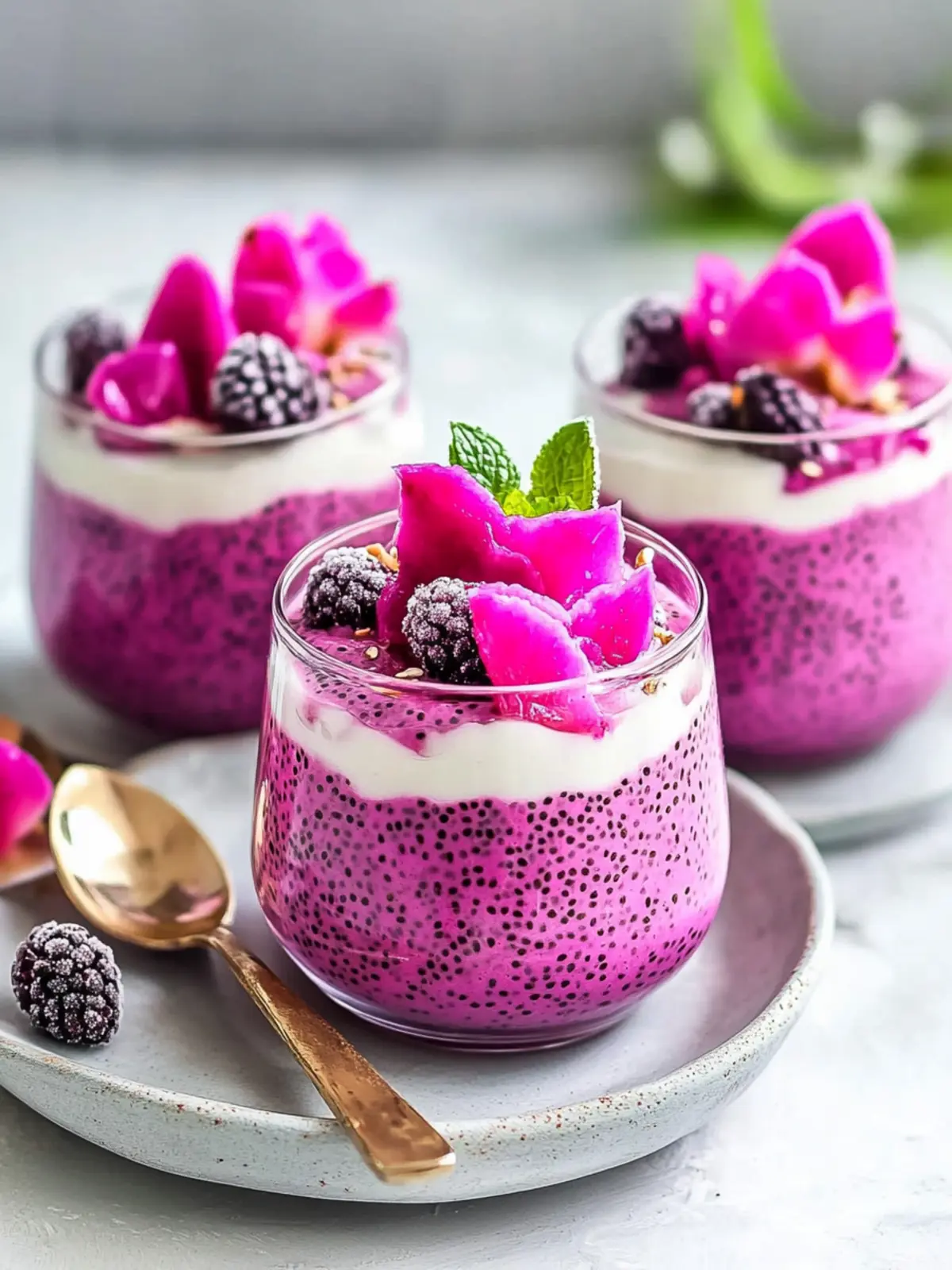 Delightful Dragon Fruit Chia Pudding for a Healthy Treat 2 Dragon Fruit Chia Pudding