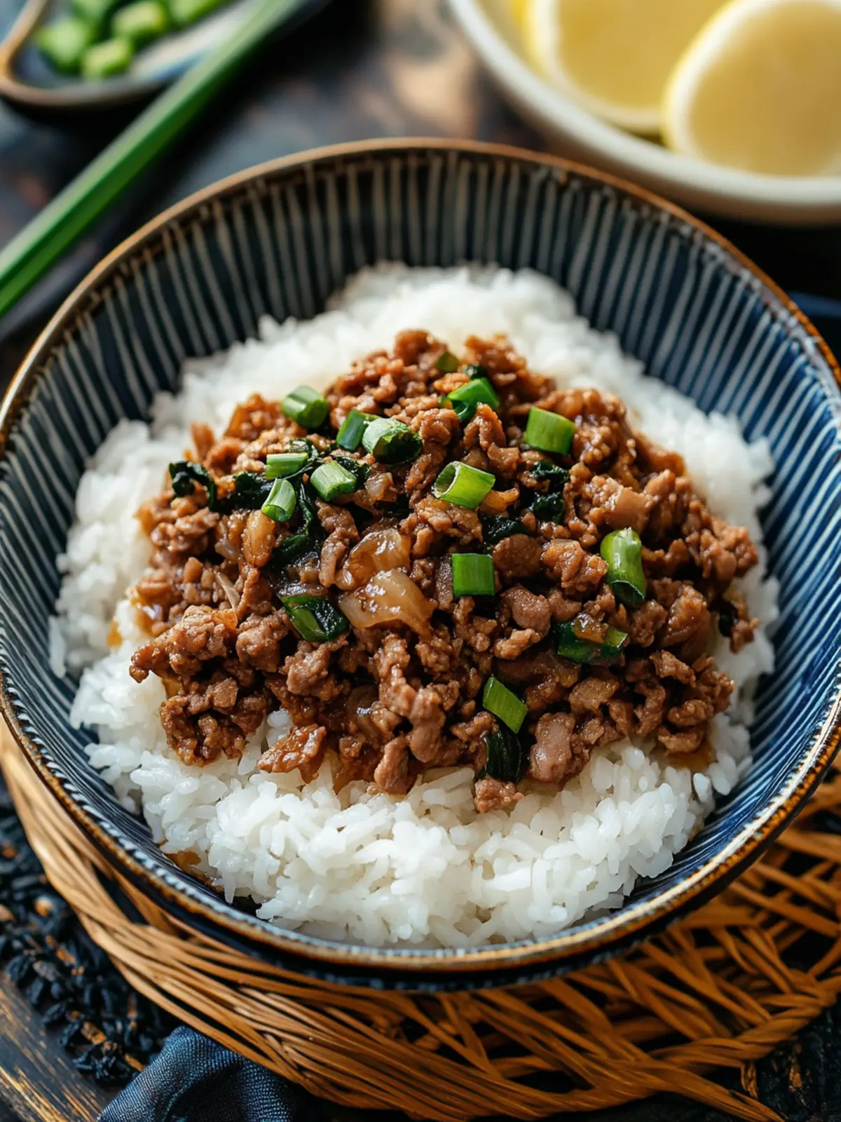 Taiwanese Braised Minced Pork Over Rice