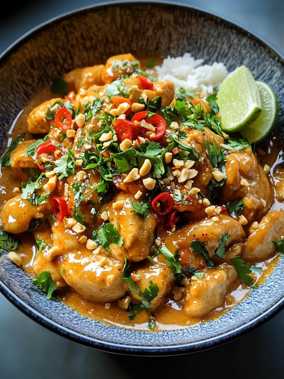 Savory Thai Peanut Chicken That's Quick, Customizable & Delicious 3 Thai Peanut Chicken
