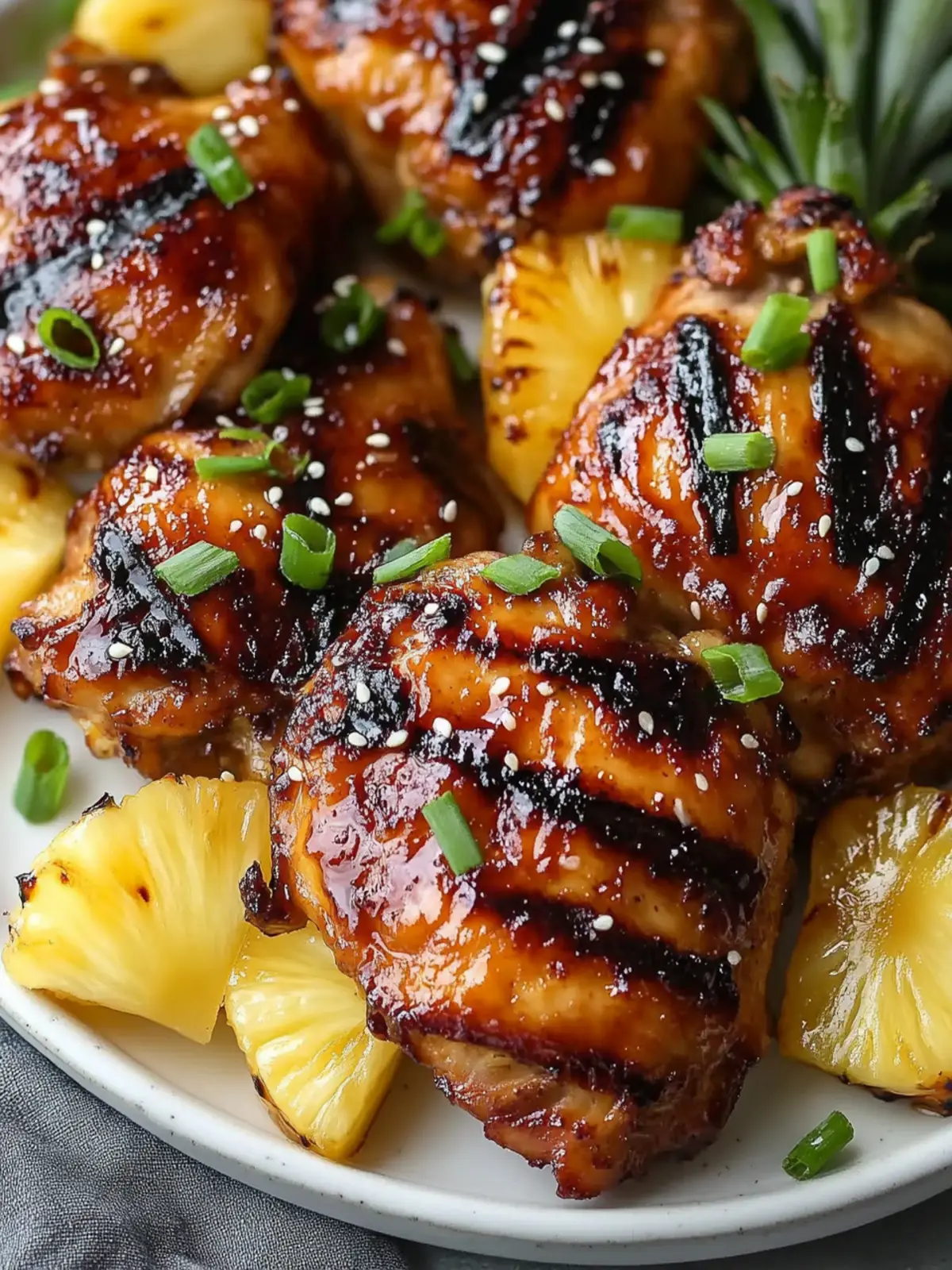 Delicious Teriyaki Pineapple Chicken Thighs for Easy Grilling 3 Teriyaki Pineapple Chicken Thighs