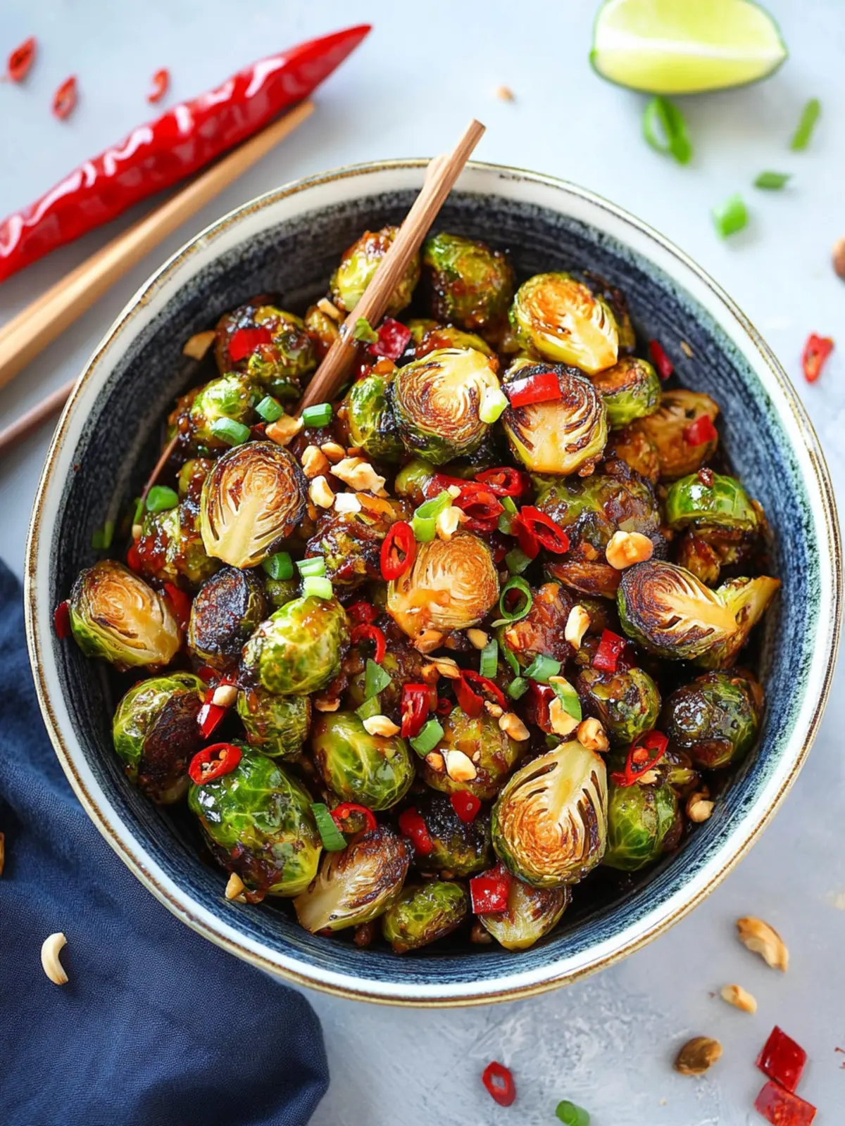 Keto Kung Pao Brussels Sprouts That Will Ditch Fast Food Forever 5 Kung Pao Brussel Sprouts