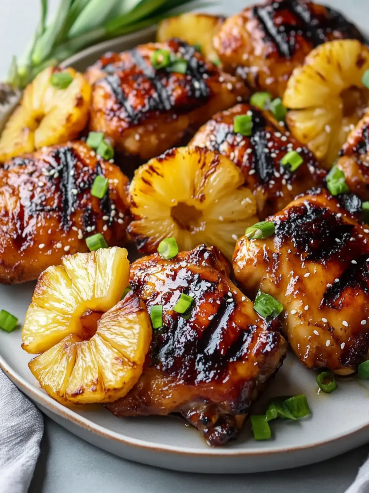 Delicious Teriyaki Pineapple Chicken Thighs for Easy Grilling 4 Teriyaki Pineapple Chicken Thighs