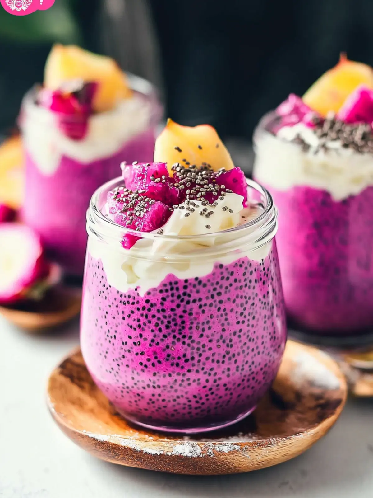 Delightful Dragon Fruit Chia Pudding for a Healthy Treat 3 Dragon Fruit Chia Pudding
