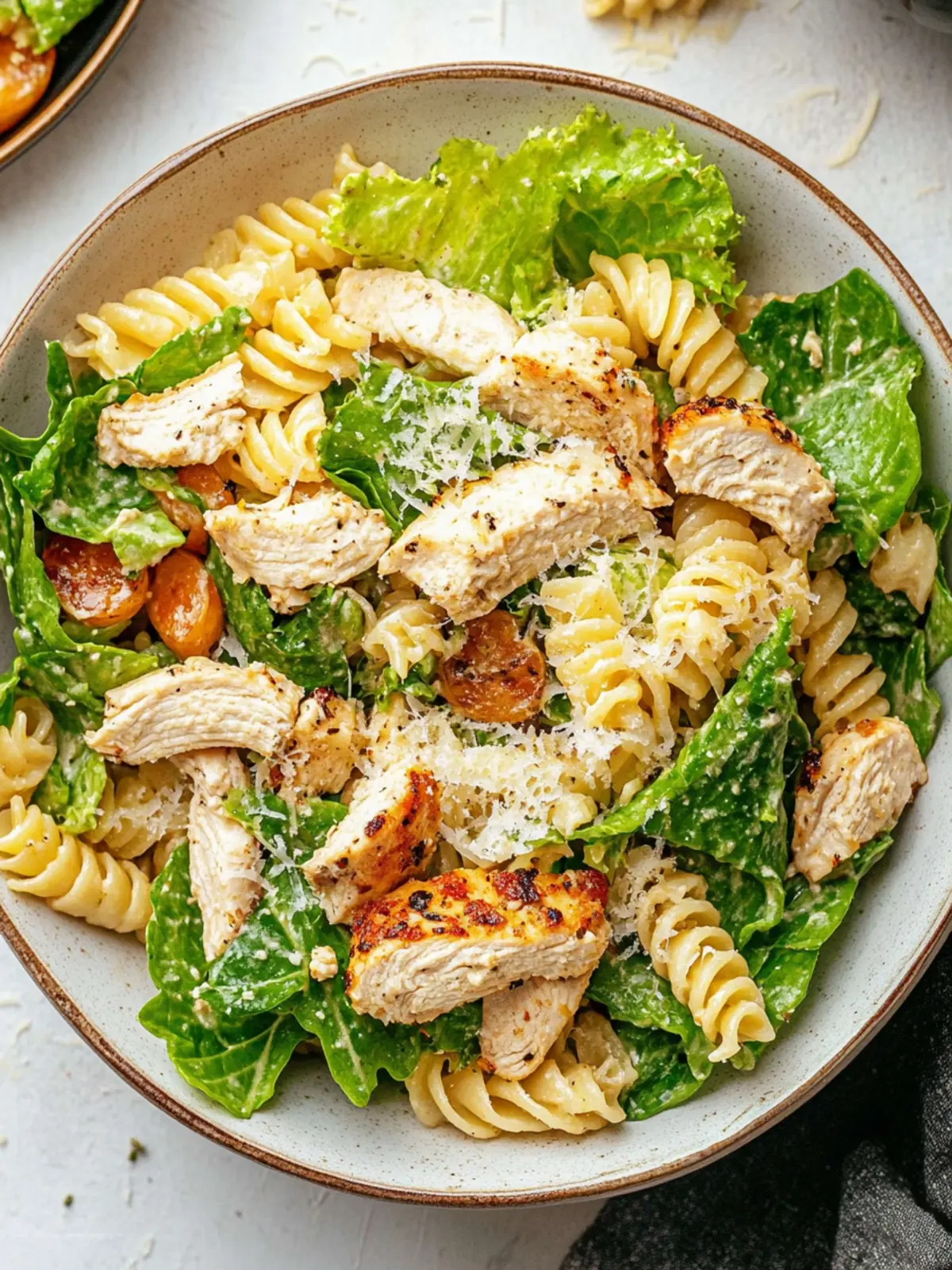 Delicious Chicken Caesar Pasta Salad for Effortless Meals 2 Chicken Caesar Pasta Salad
