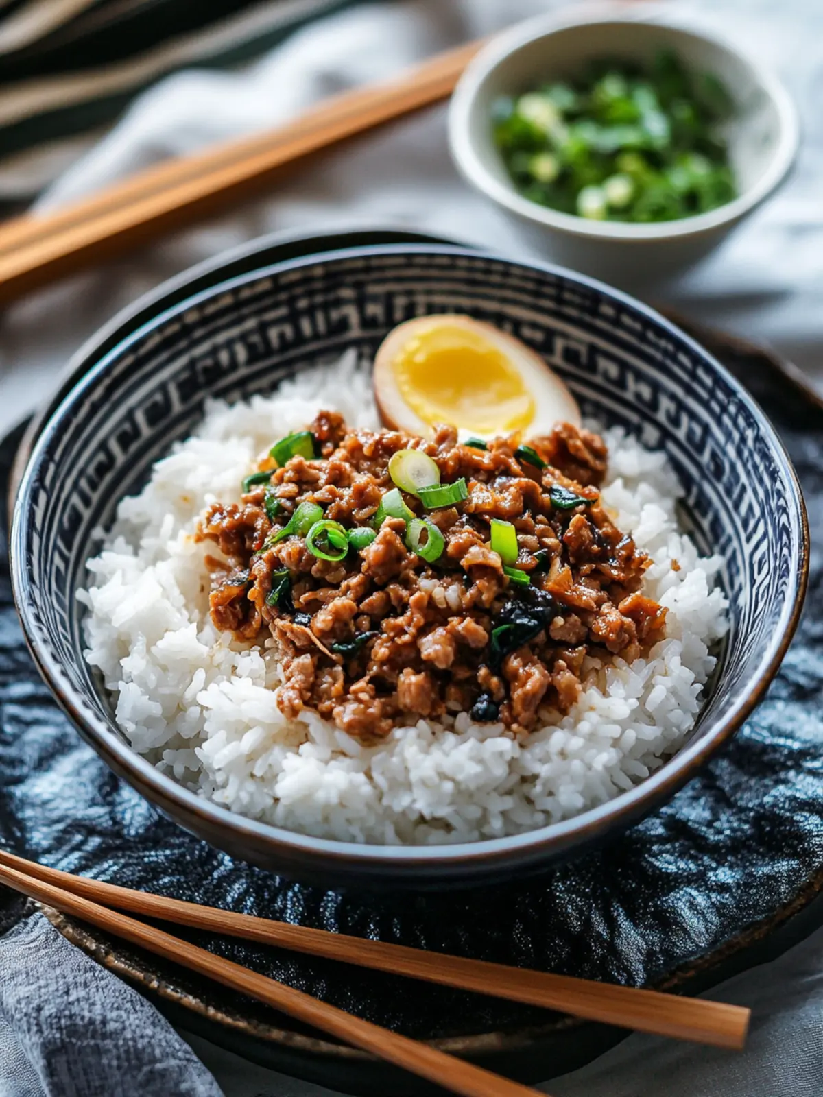 Taiwanese Braised Minced Pork Over Rice