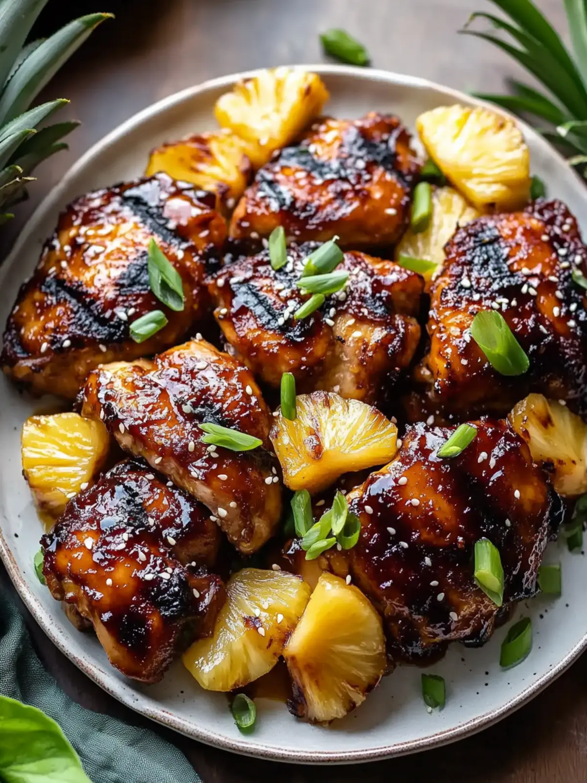 Teriyaki Pineapple Chicken Thighs