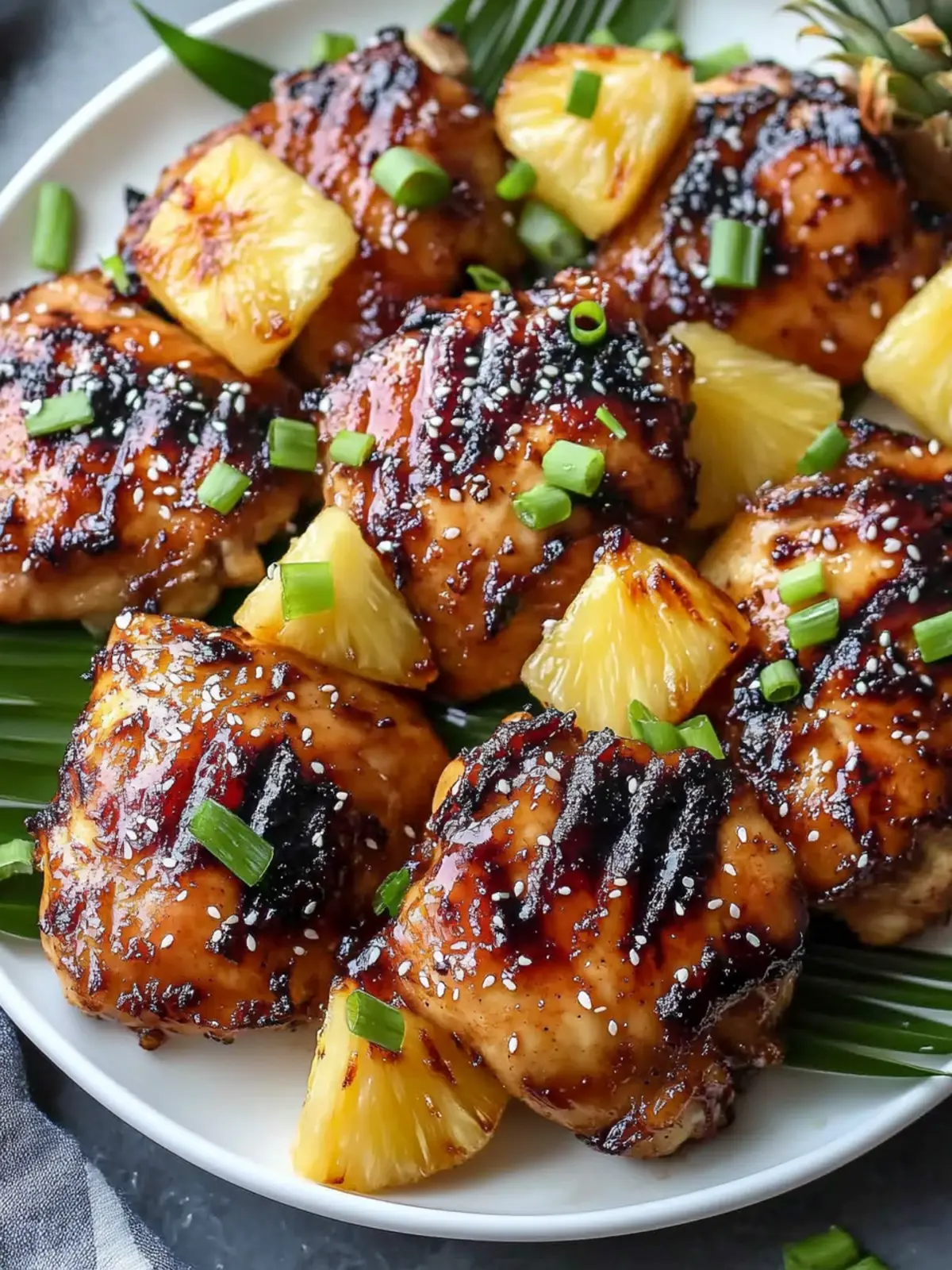 Teriyaki Pineapple Chicken Thighs