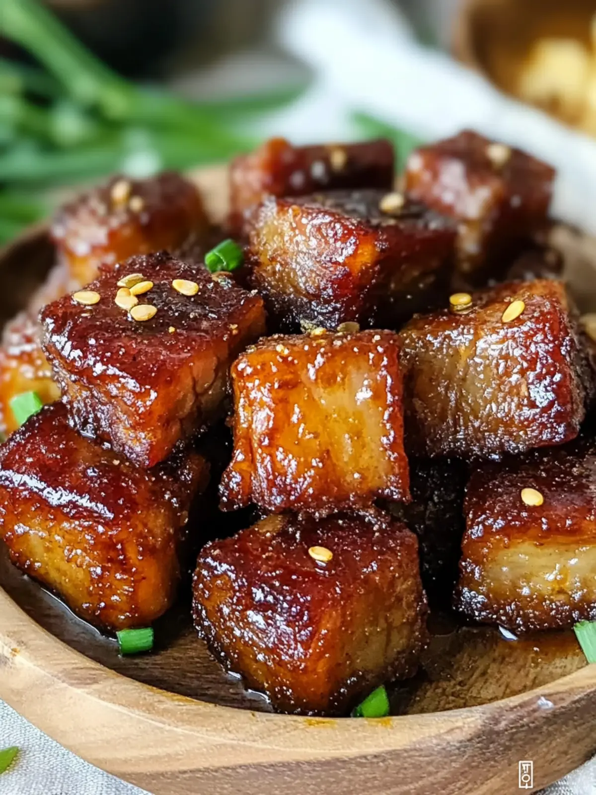 Crispy Air Fryer Pork Belly Bites with Irresistible Glaze 4 Crispy Air Fryer Pork Belly Bites with Honey Soy Ginger Glaze