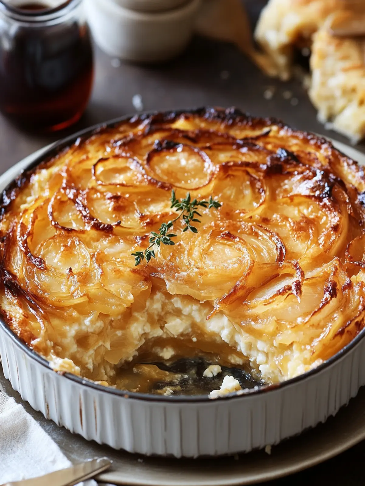 Caramelized Onion and Gruyère Cottage Cheese Bake Heaven 3 Caramelized Onion and Gruyère Cottage Cheese Bake