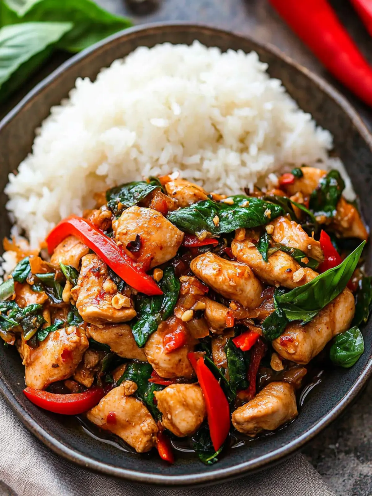 Authentic Thai Basil Chicken: A Flavorful Home Cook's Delight 4 Authentic Thai Basil Chicken
