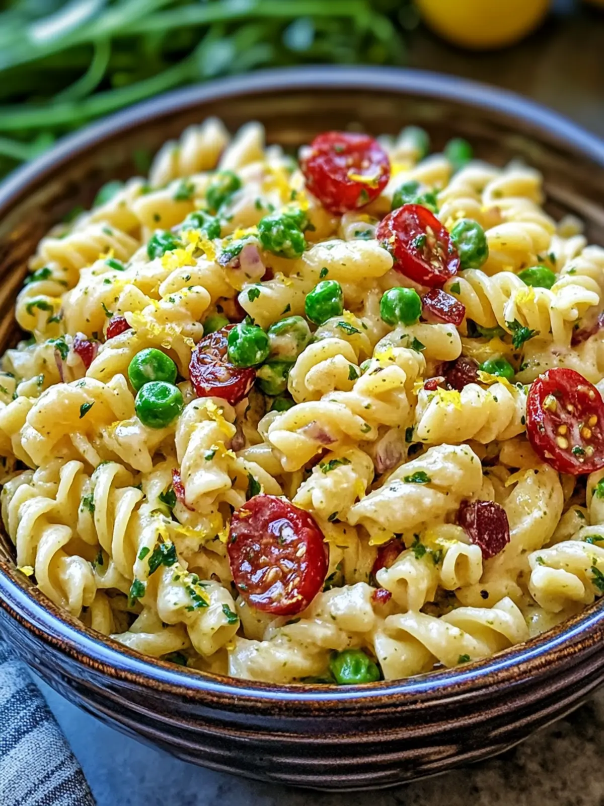 Tasty Lemon Dijon Pasta Salad: A Zesty Delight You'll Love 2 Tasty Lemon Dijon Pasta Salad