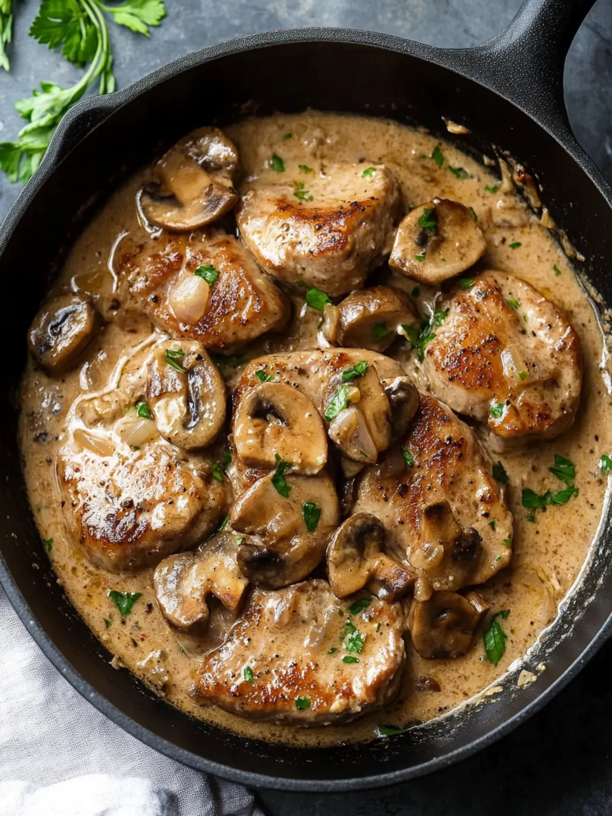 Easy Creamy Pork Marsala: Elevate Your Weeknight Dinner 2 Easy Creamy Pork Marsala