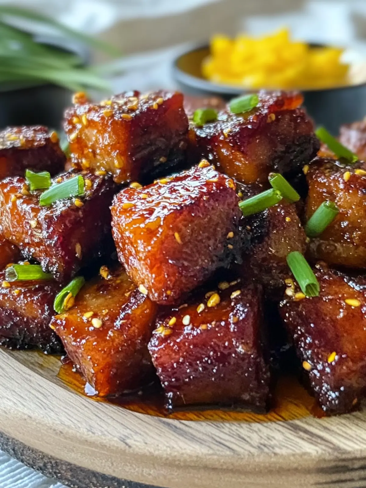 Crispy Air Fryer Pork Belly Bites with Irresistible Glaze 2 Crispy Air Fryer Pork Belly Bites with Honey Soy Ginger Glaze