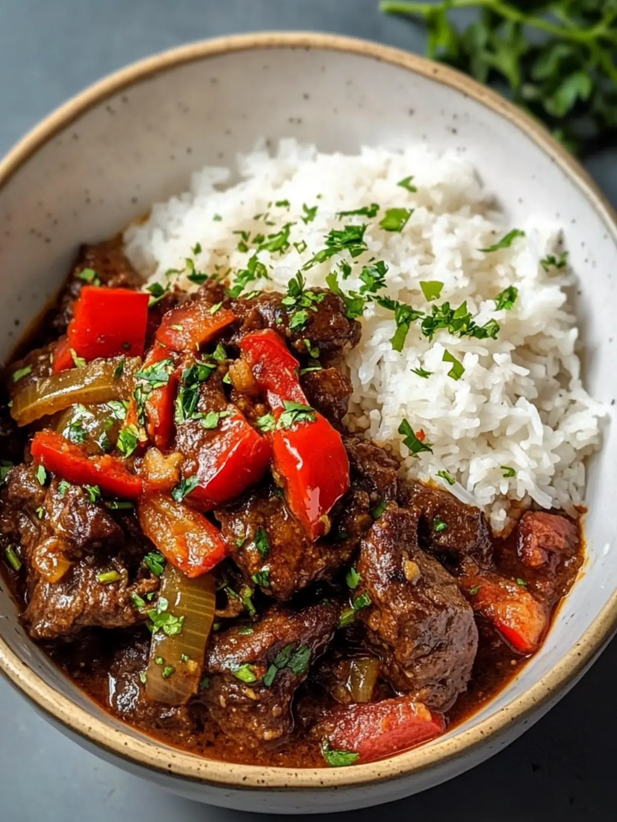 Puerto Rican Pepper Steak