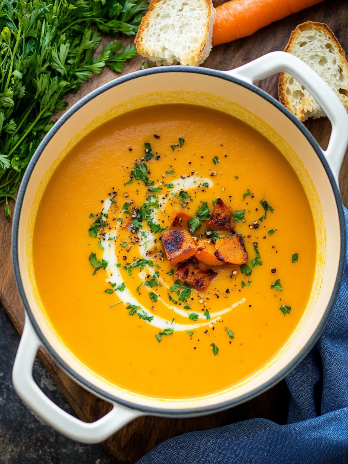Dreamy Carrot Soup That's Creamy, Healthy, and So Easy! 5 Carrot Soup