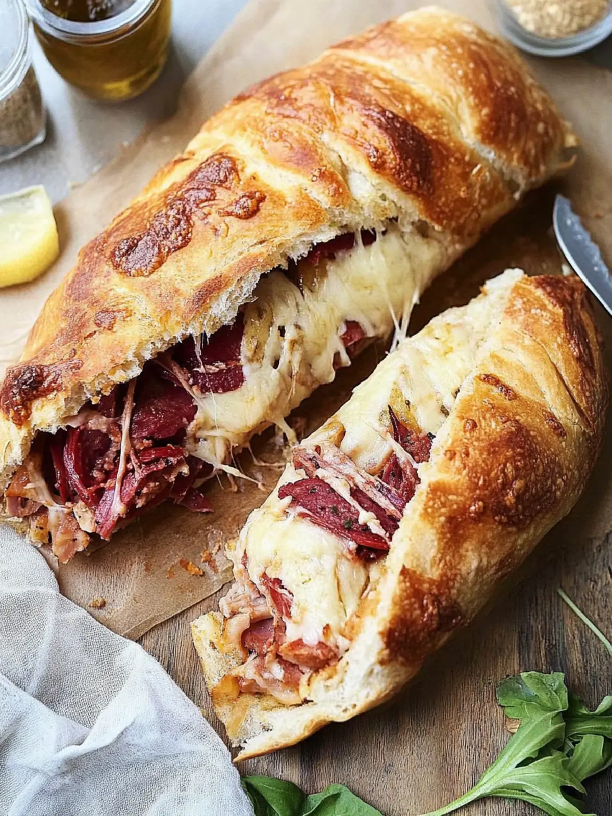 Quick and Easy Reuben Stromboli for a Cozy Dinner Night 3 Reuben Stromboli