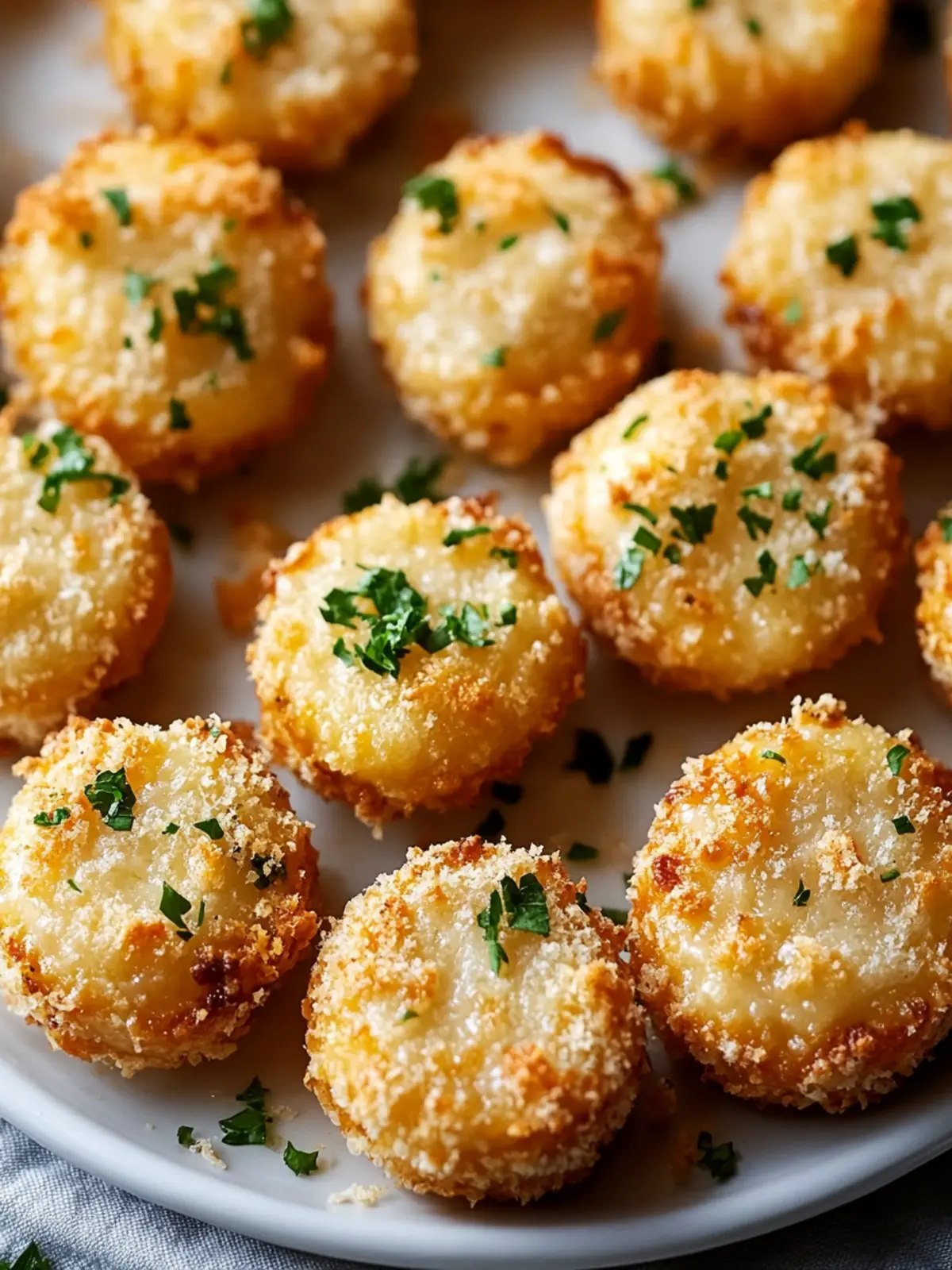 Easy Garlic Parmesan Ritz Party Bites
