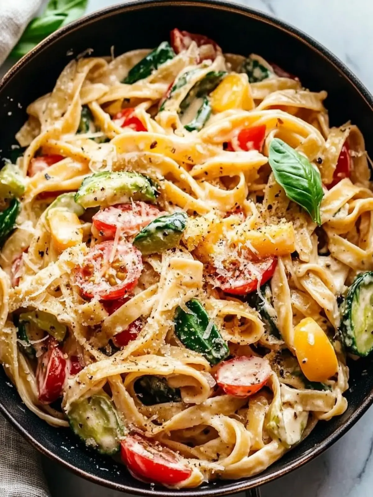 Vegan Pasta Primavera with Creamy Garlic Cashew Sauce Delight 2 Vegan Pasta Primavera with Creamy Garlic Cashew Sauce