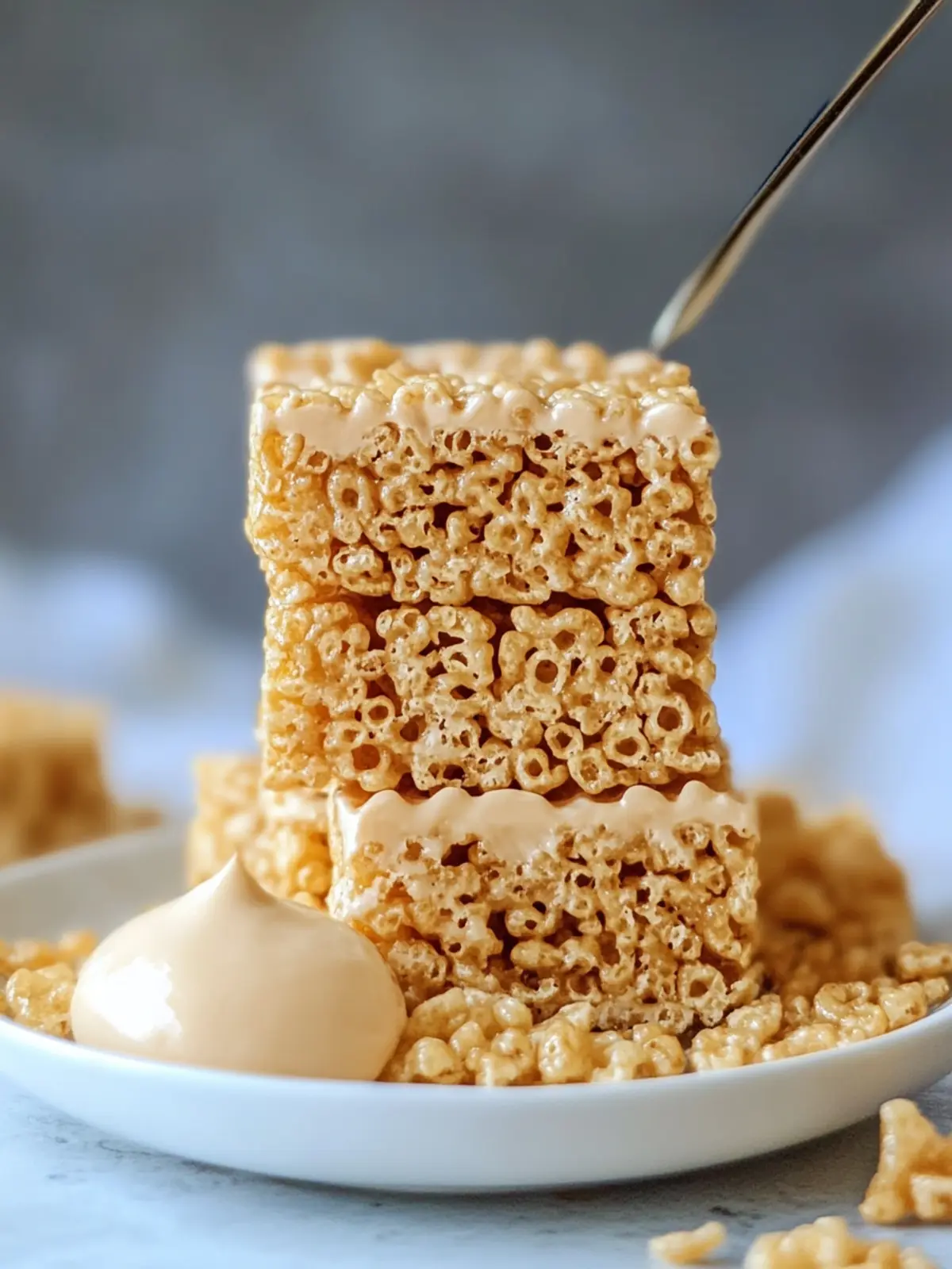 Biscoff Rice Krispie Treats