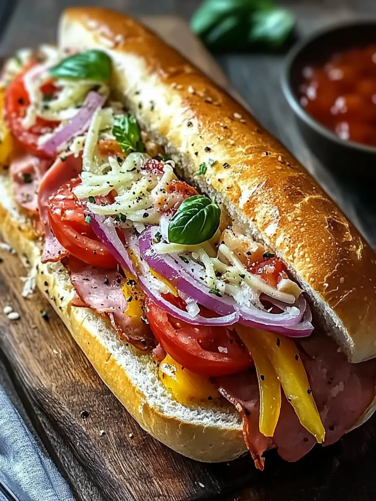 Baked Italian Sub Sandwich: Melted Cheese Heaven Awaits 5 Baked Italian Sub Sandwich