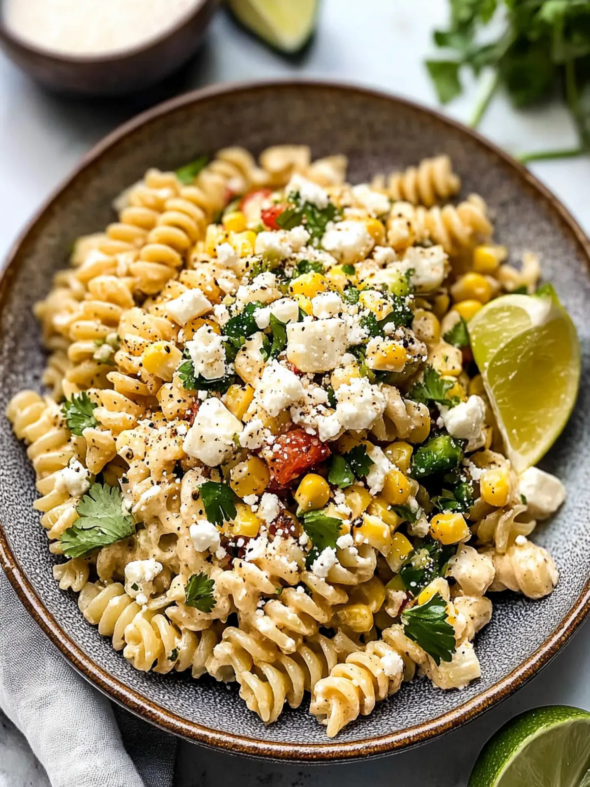 Mexican Street Corn Pasta Salad that's Bursting with Flavor 2 Mexican Street Corn Pasta Salad