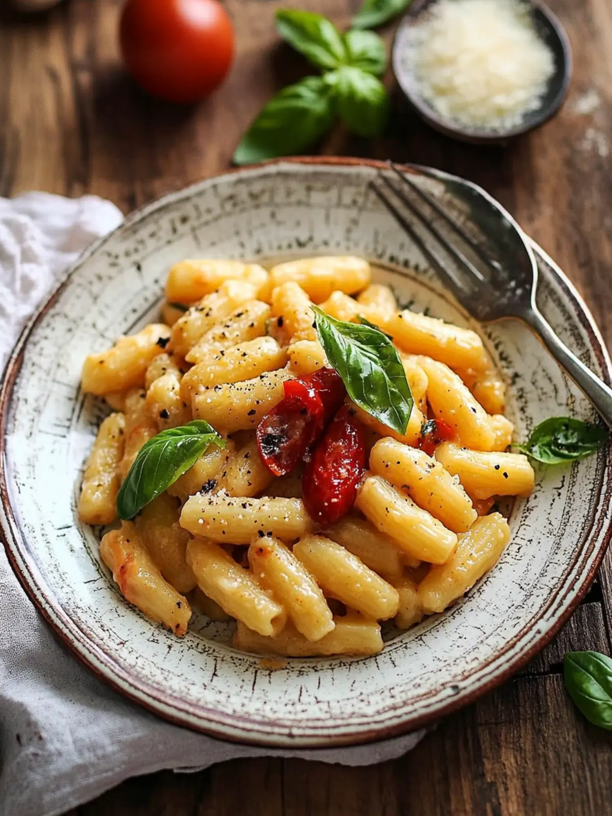 Spice Up Dinner with Creamy Basil & Calabrian Chili Cavatelli 5 Creamy Basil & Calabrian Chili Cavatelli