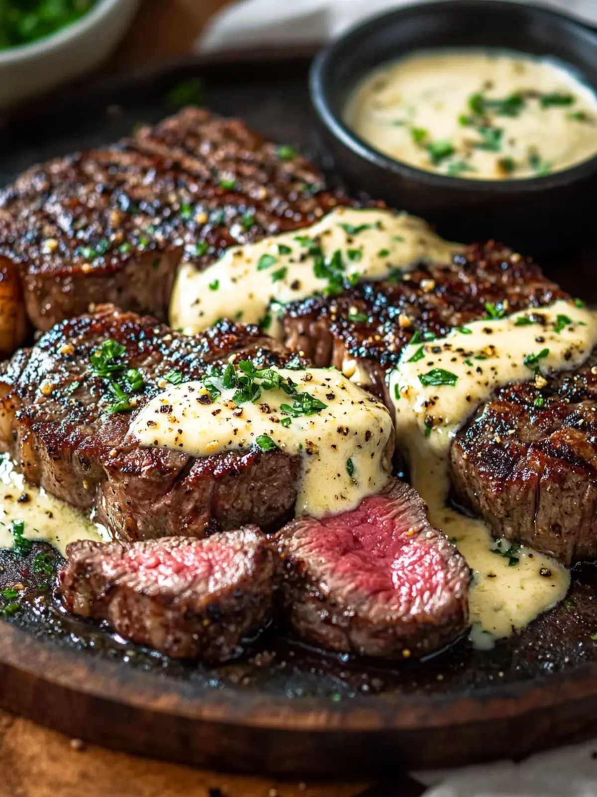 Garlic Butter Steak with Parmesan Cream Sauce for Ultimate Comfort 5 Garlic Butter Steak with Parmesan Cream Sauce