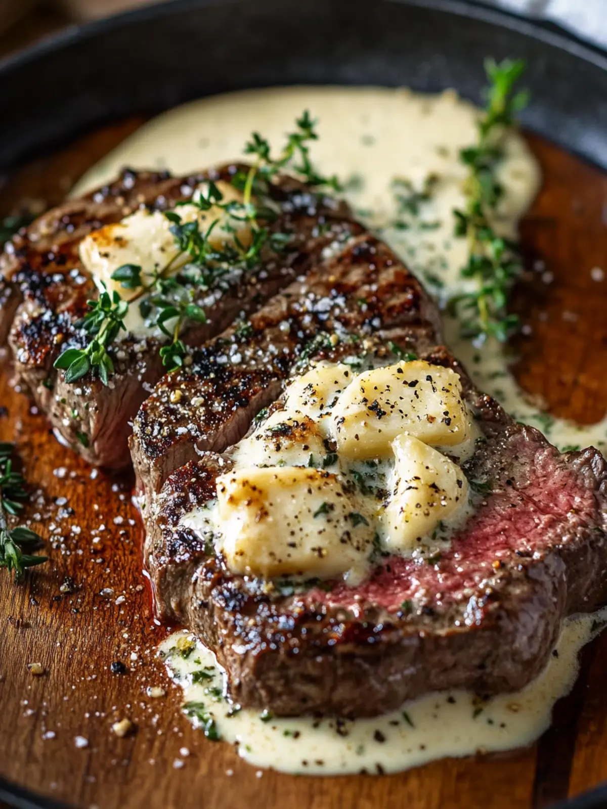 Garlic Butter Steak with Parmesan Cream Sauce for Ultimate Comfort 3 Garlic Butter Steak with Parmesan Cream Sauce
