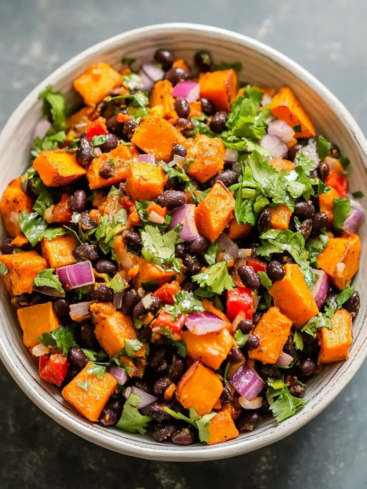 Roasted Sweet Potato Black Bean Salad Bliss in Every Bite 5 Roasted Sweet Potato Black Bean Salad
