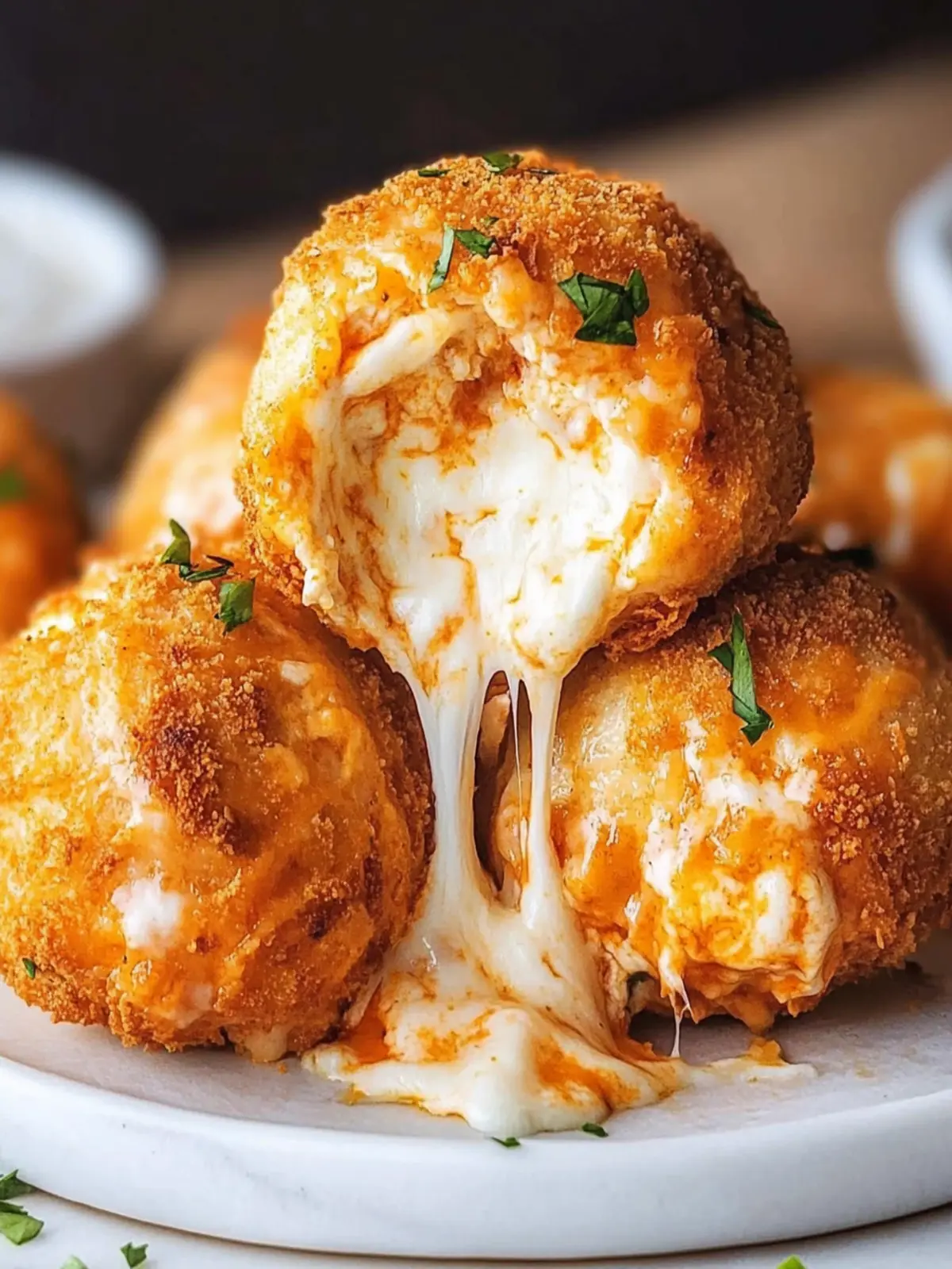Buffalo Chicken Mozzarella Bombs: A Cheesy Game-Day Favorite 2 Buffalo Chicken Mozzarella Bombs